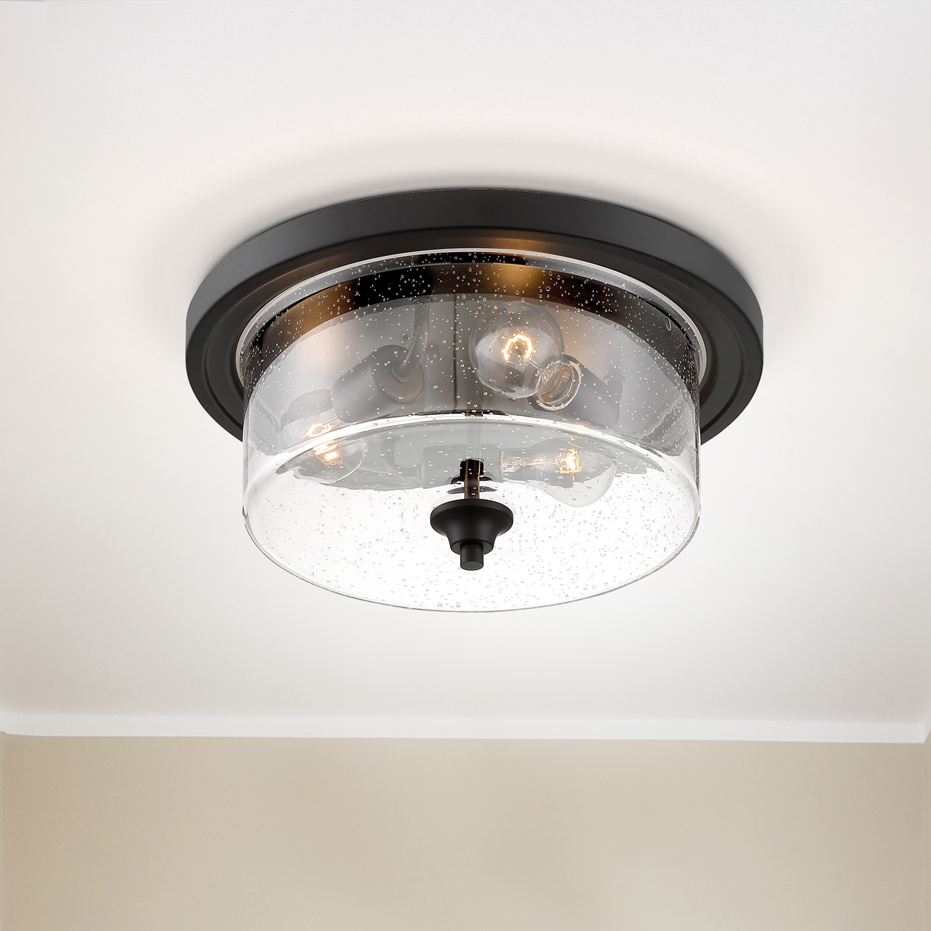 BRANSEL 3 LIGHT FLUSH MOUNT - 60-7291