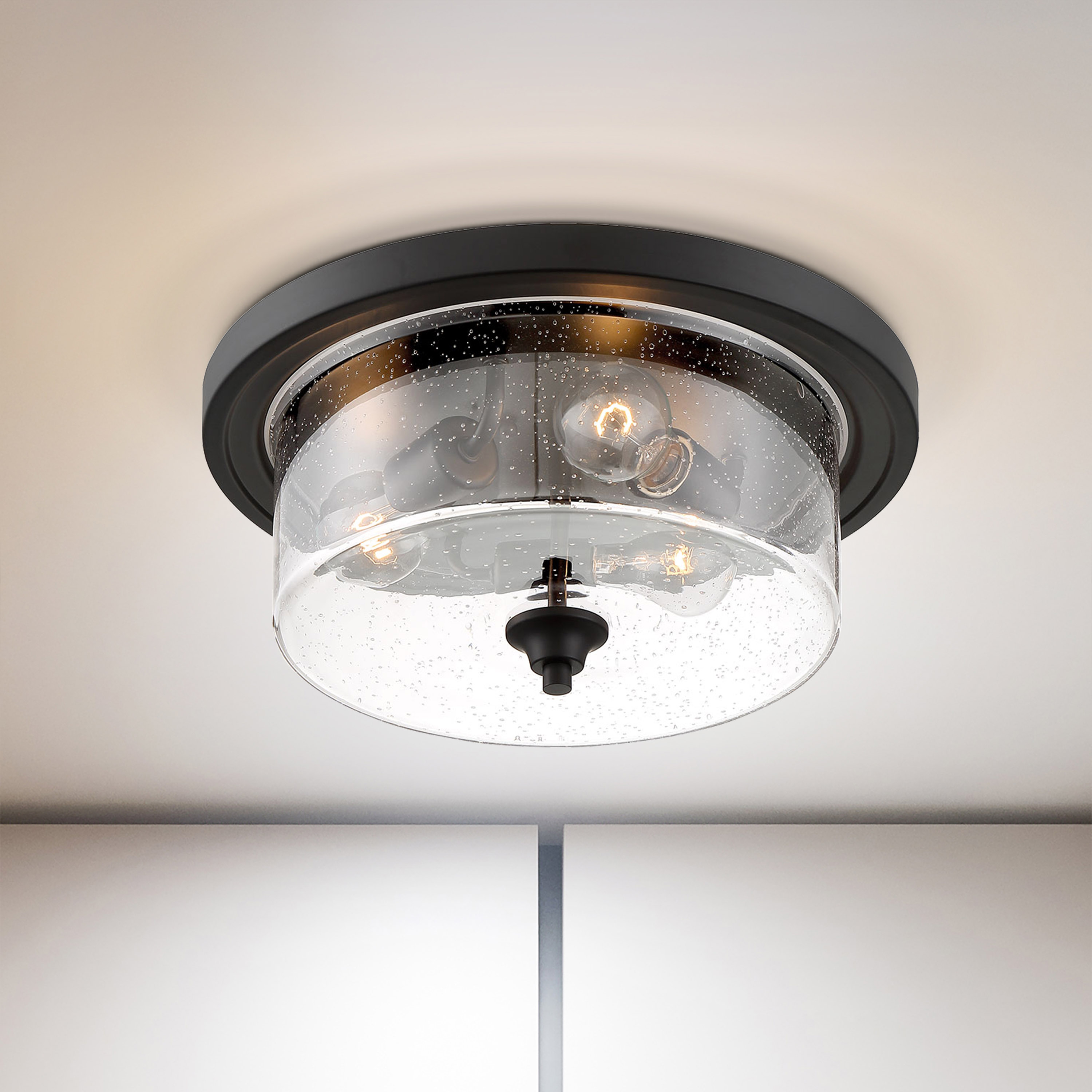 BRANSEL 3 LIGHT FLUSH MOUNT - 60-7291