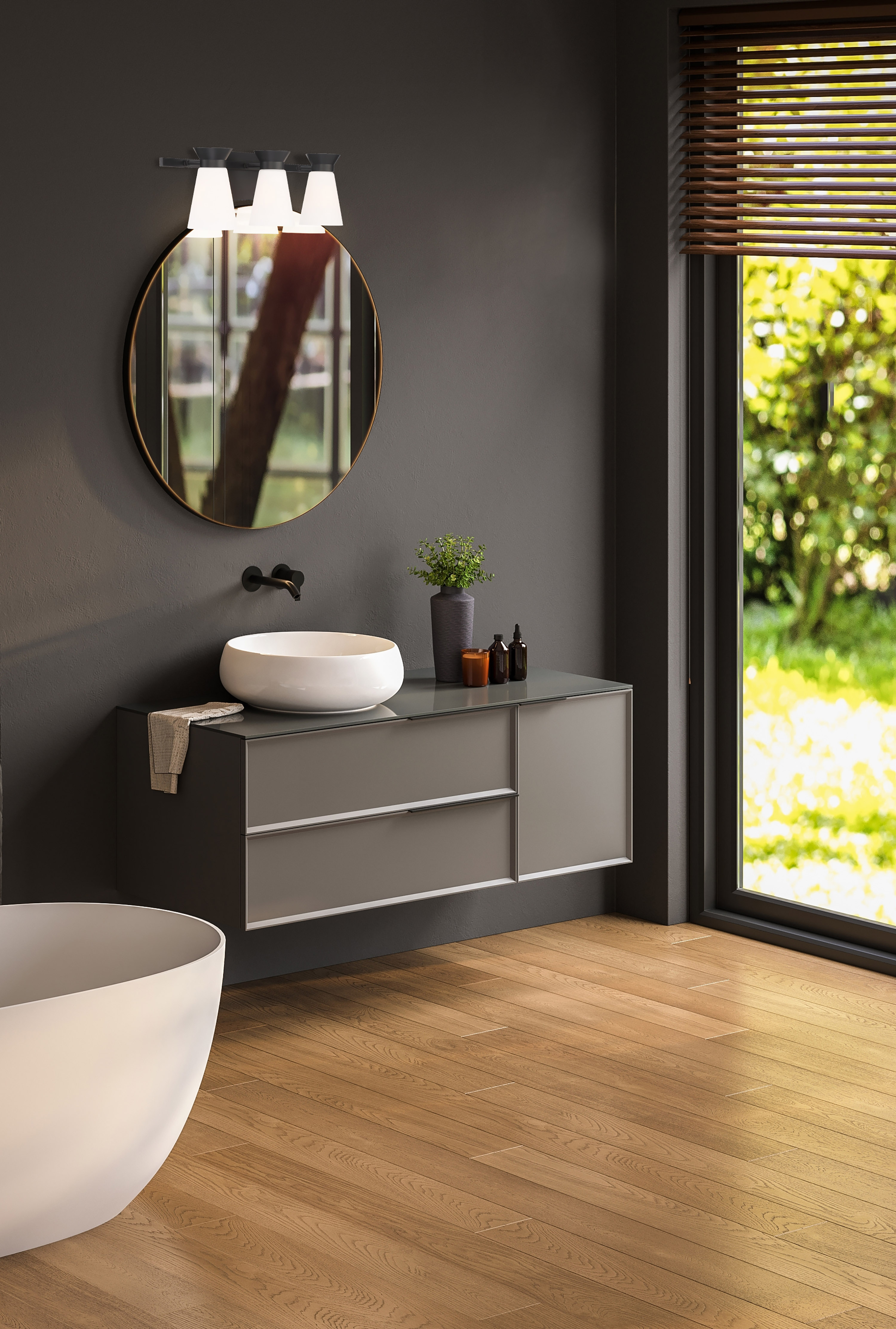 CALETA 3 LIGHT VANITY - 60-7313