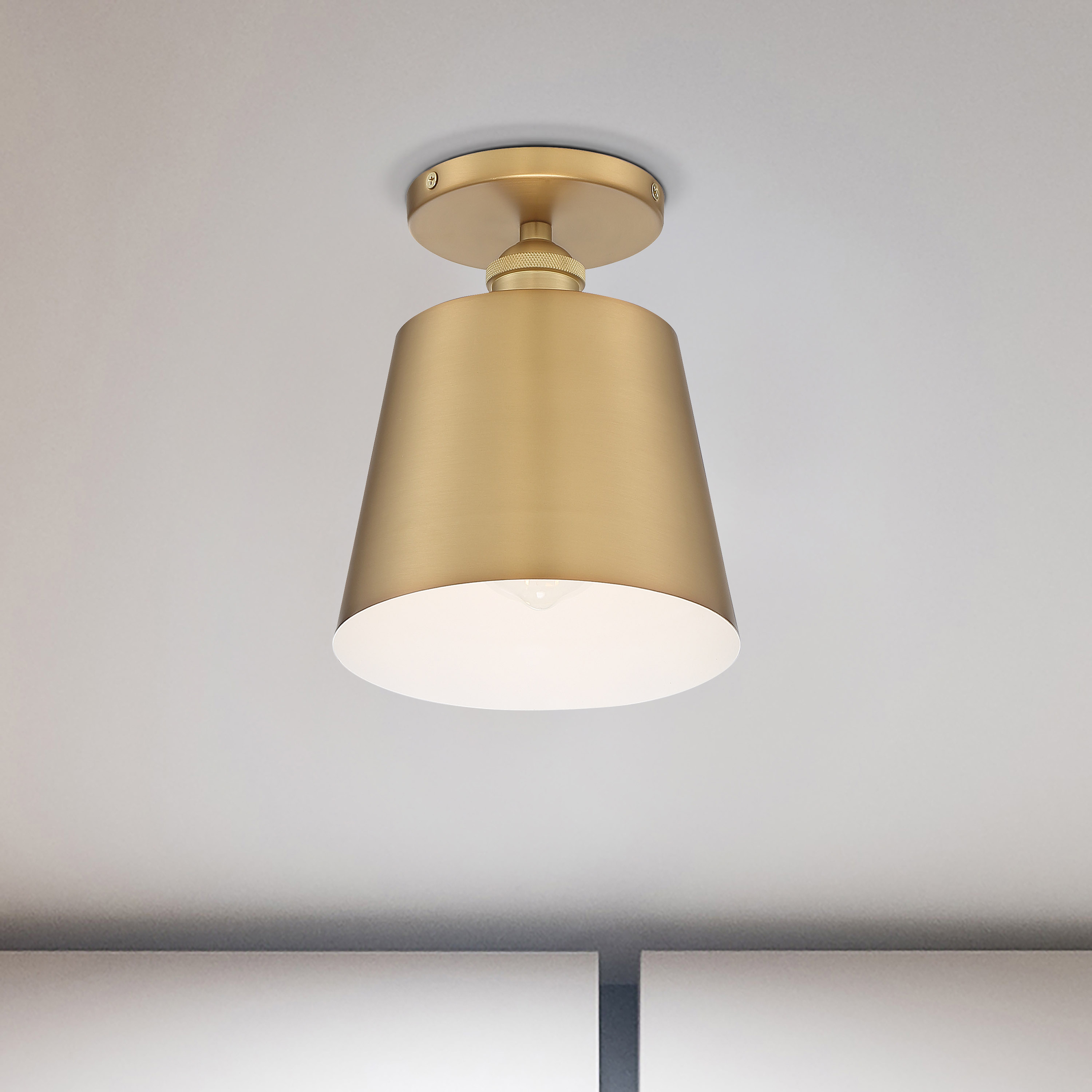 MOTIF 1LT 7" SEMI FLUSH - 60-7321