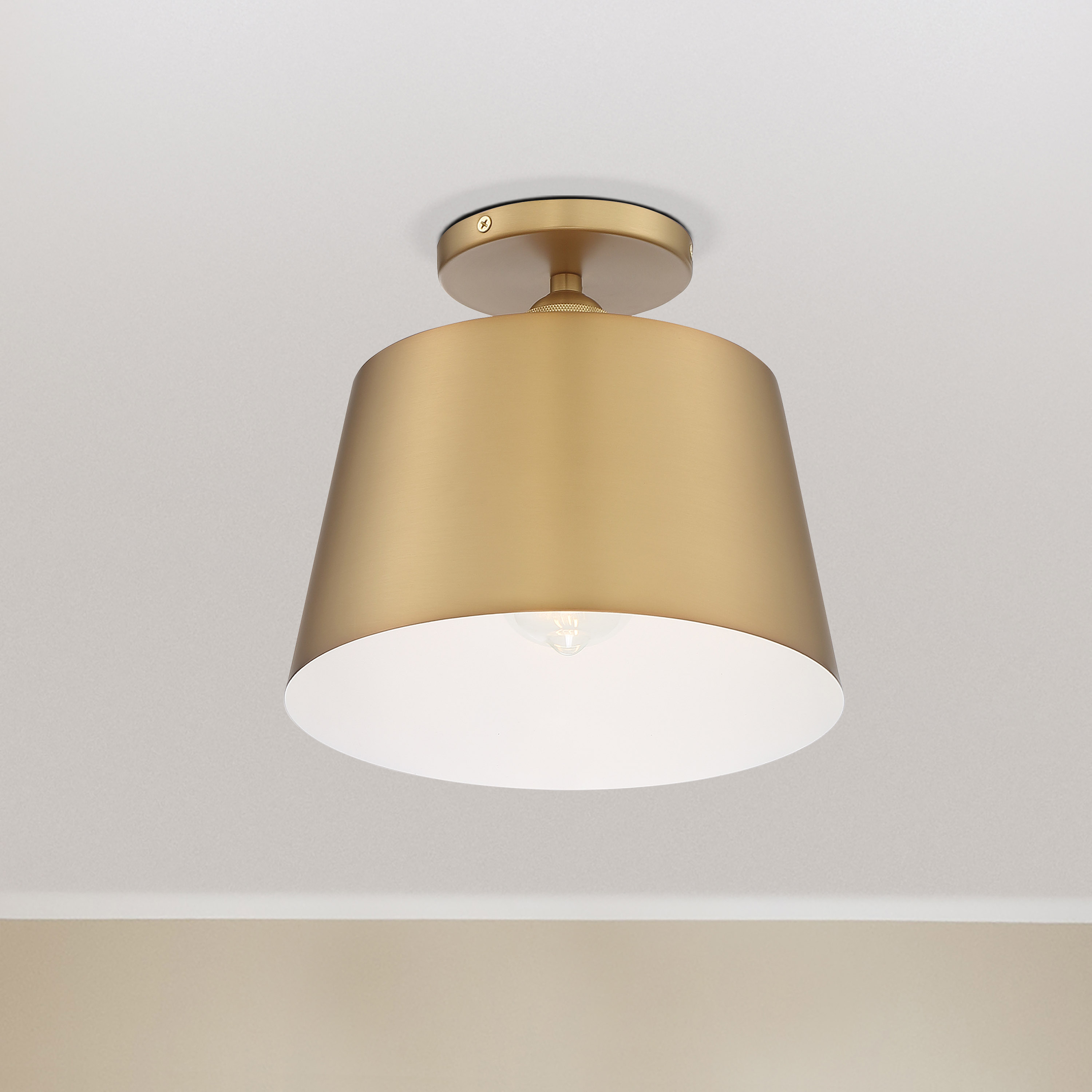 MOTIF 1LT 10" SEMI FLUSH - 60-7322