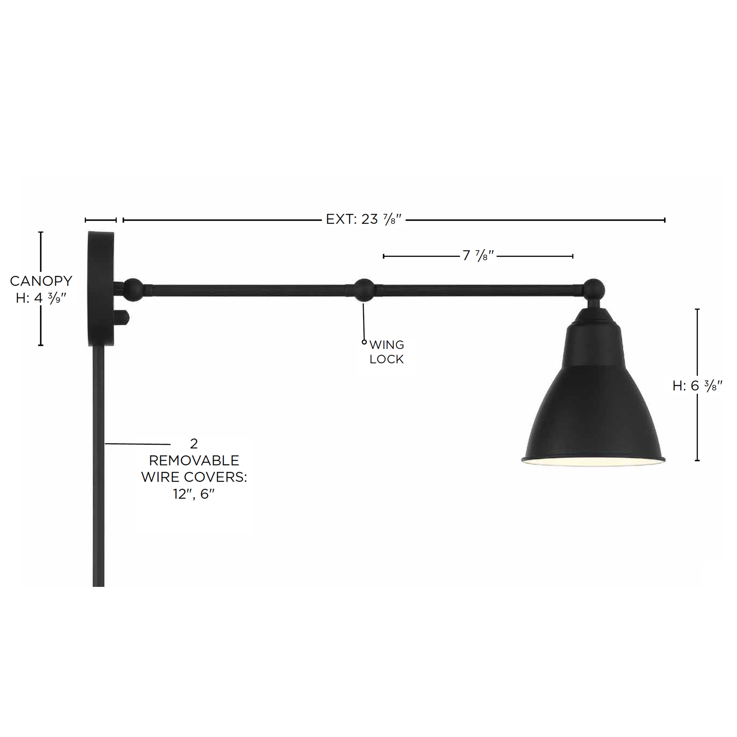 FULTON SWING ARM FIXTURE - 60-7366