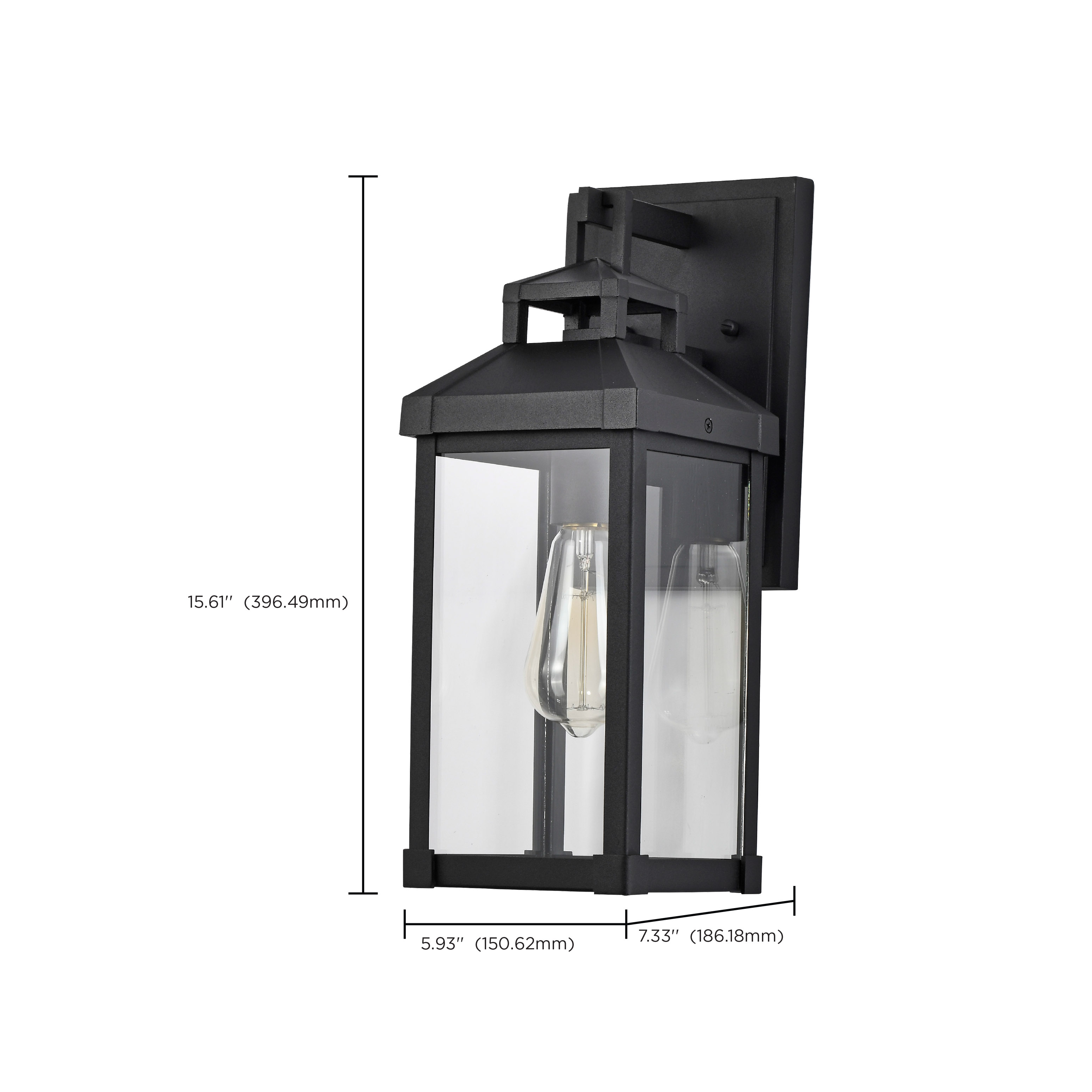 CORNING 1 LT MED WALL LANTERN - 60-7371