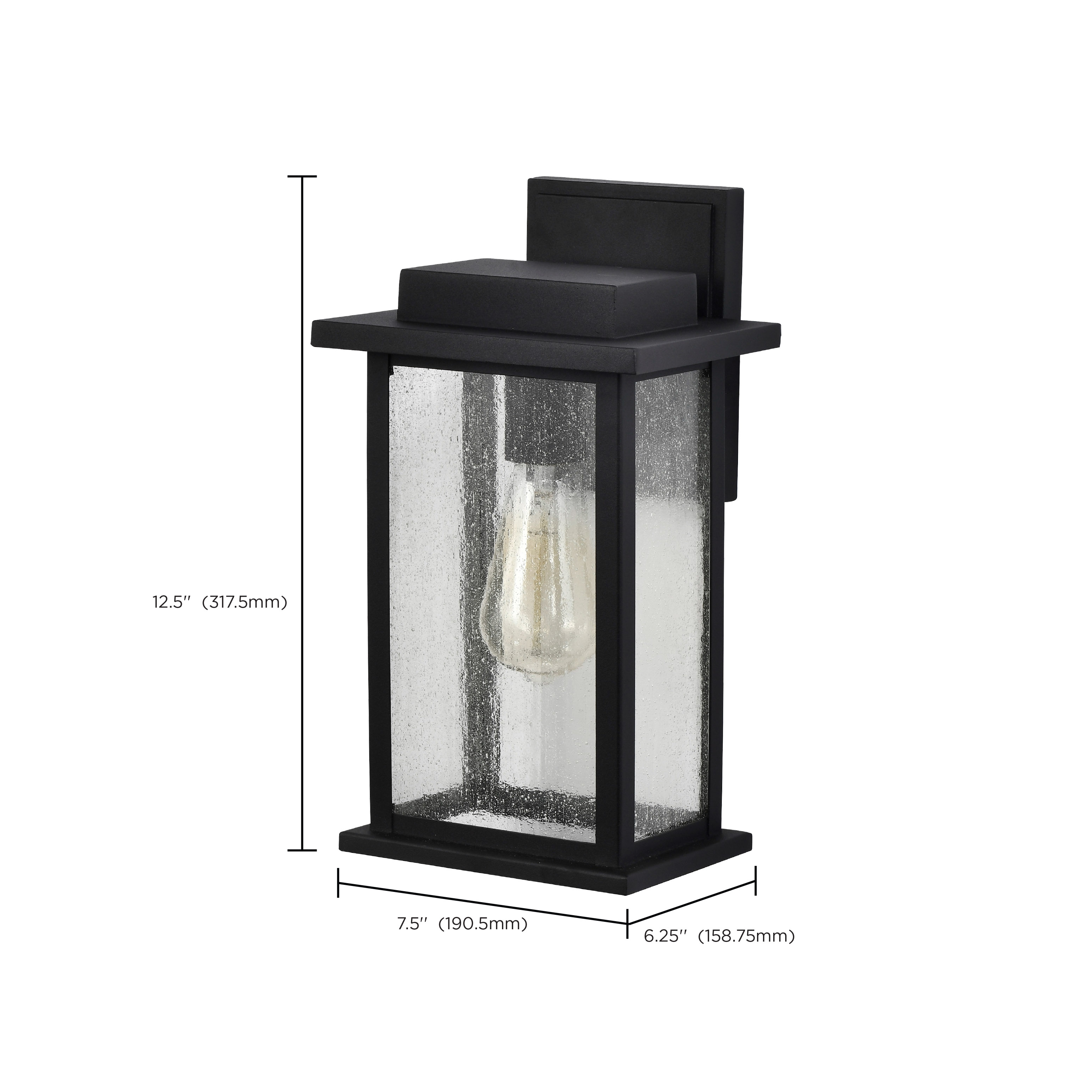 SULLIVAN 1 LT MED WALL LANTERN - 60-7375