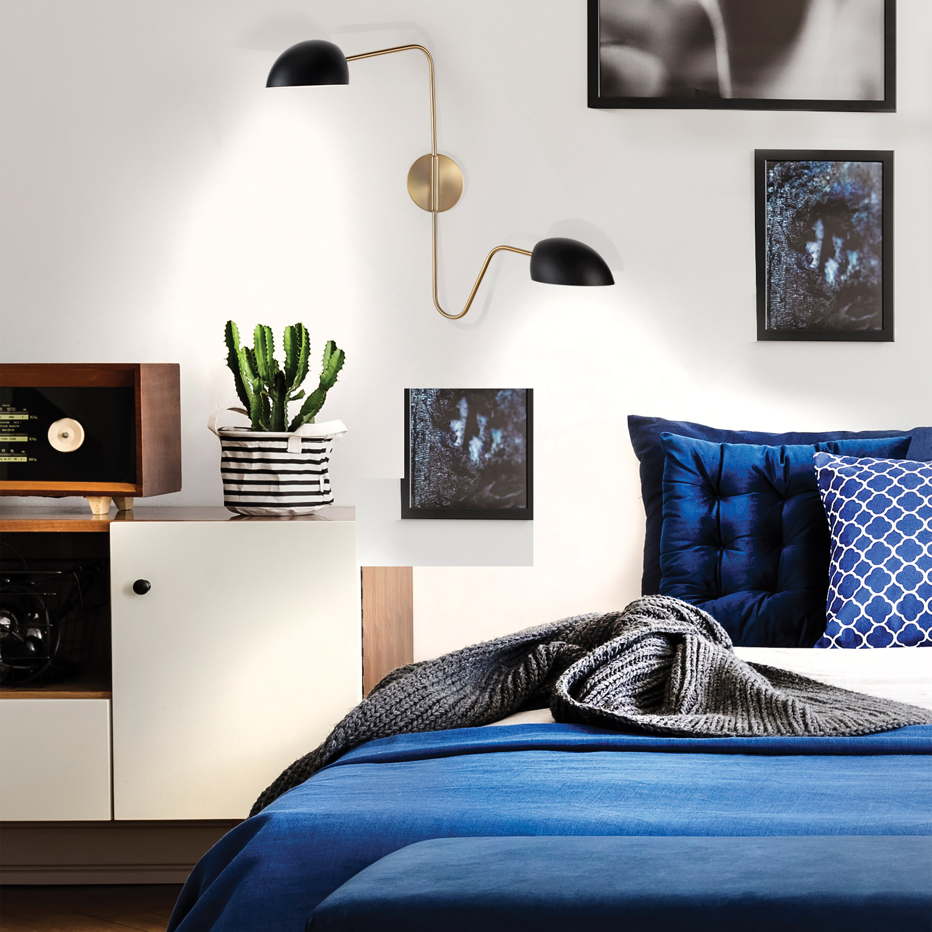 TRILBY 2 LIGHT WALL SCONCE - 60-7393