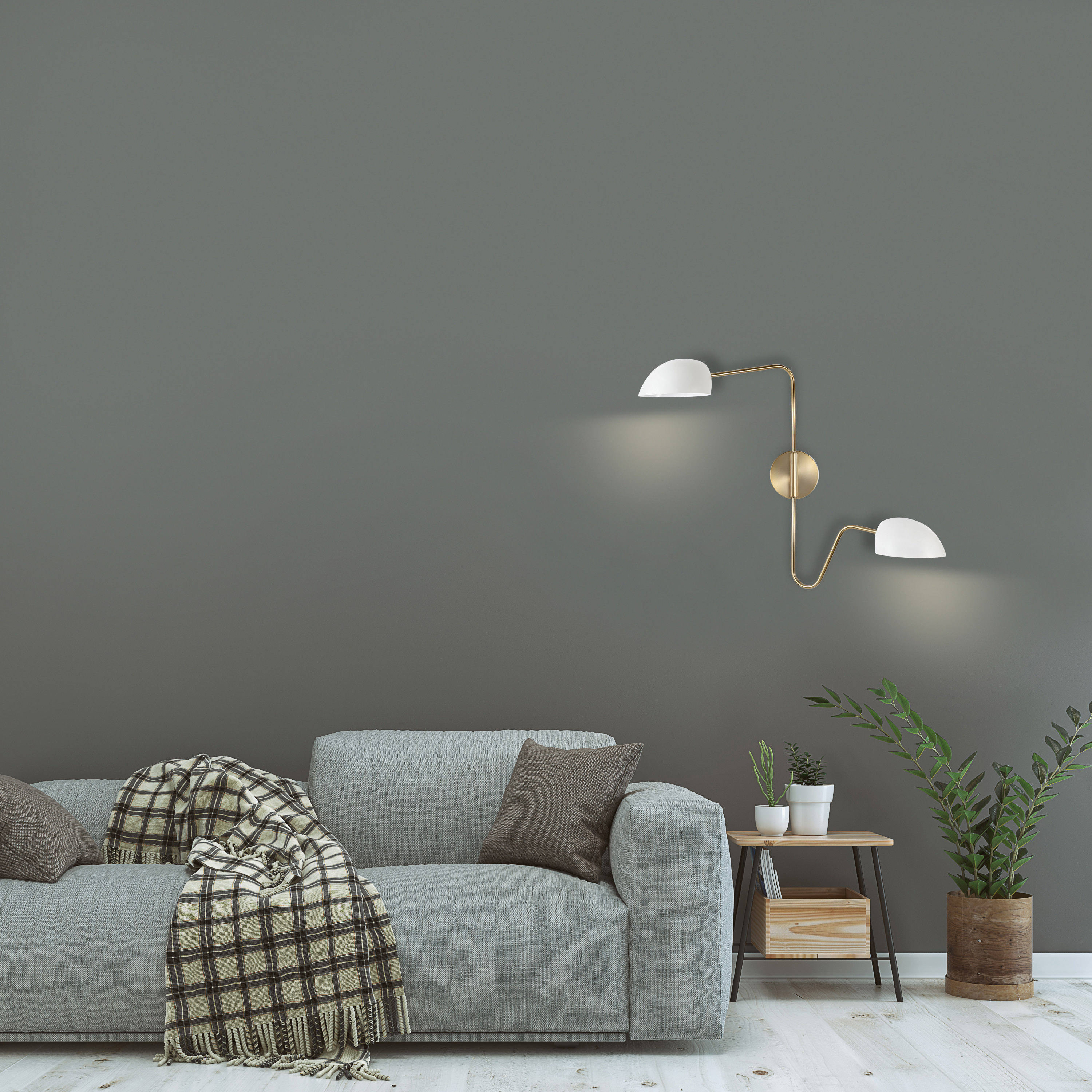 TRILBY 2 LIGHT WALL SCONCE - 60-7394