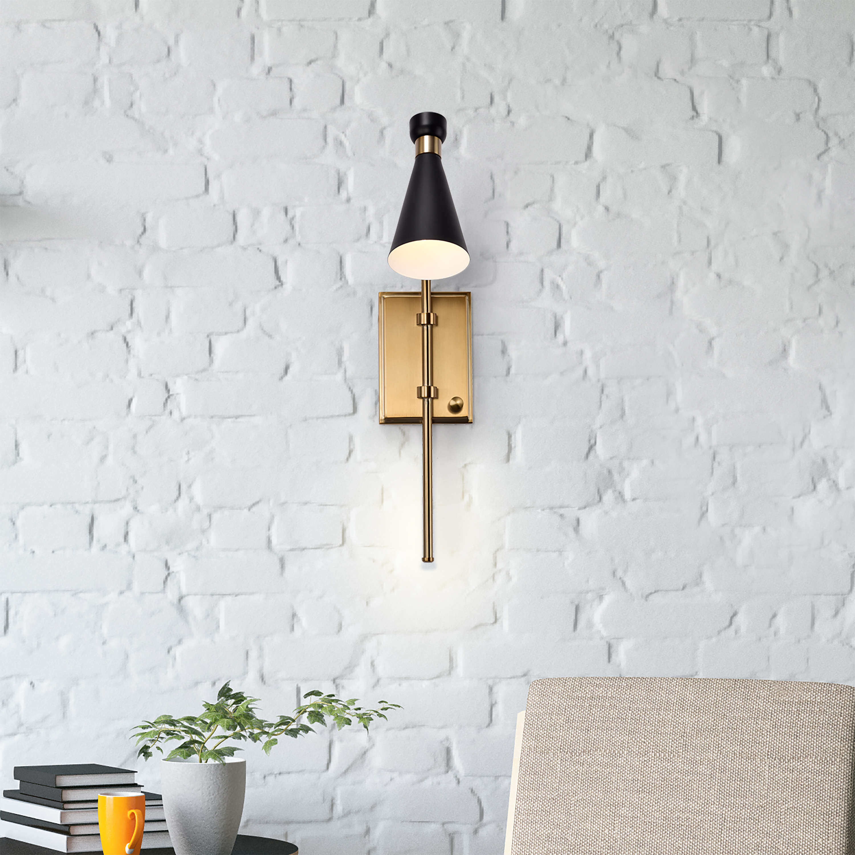 PROSPECT 1 LIGHT WALL SCONCE - 60-7395