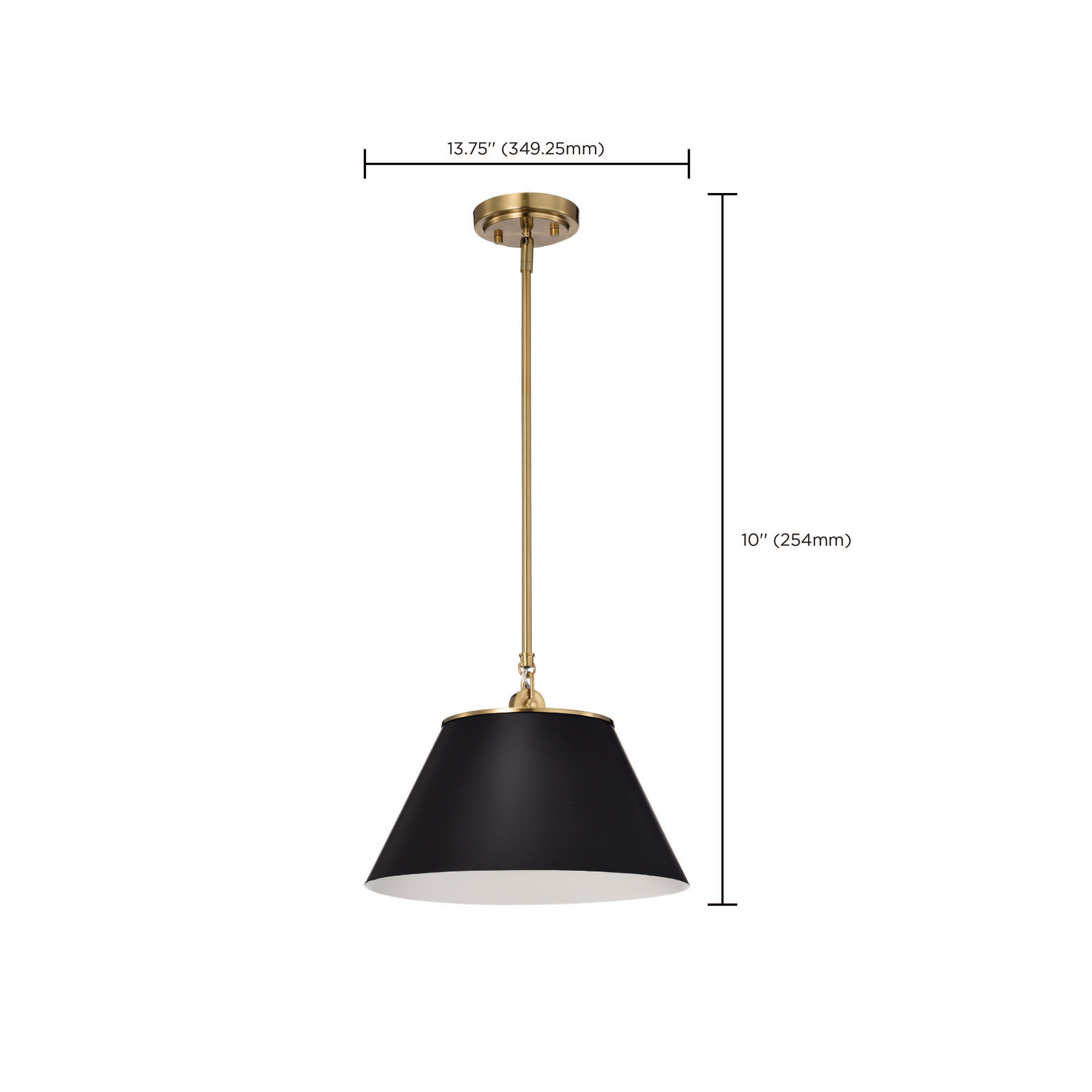 DOVER 1 LIGHT MEDIUM PENDANT - 60-7411