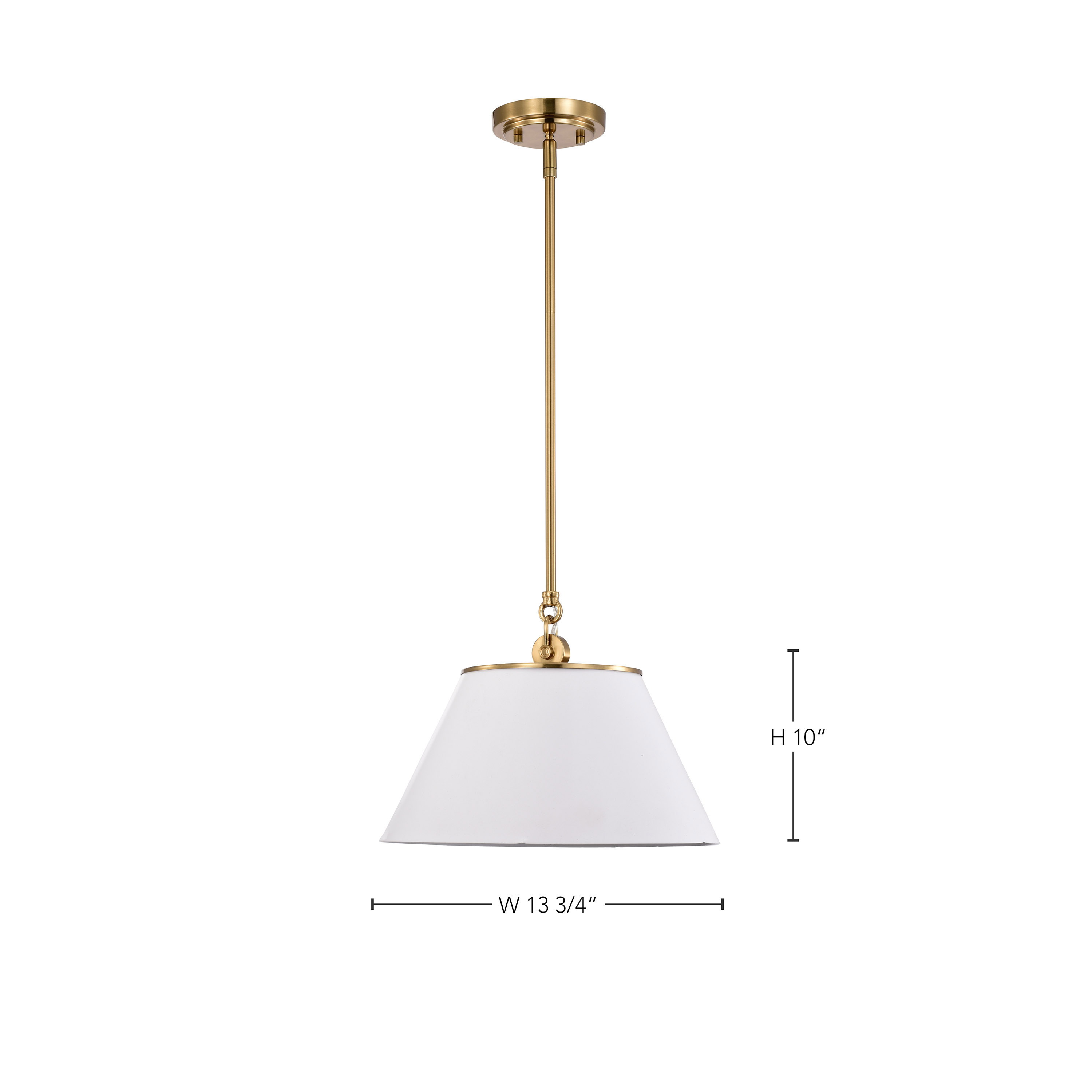 DOVER 1 LIGHT MEDIUM PENDANT - 60-7412