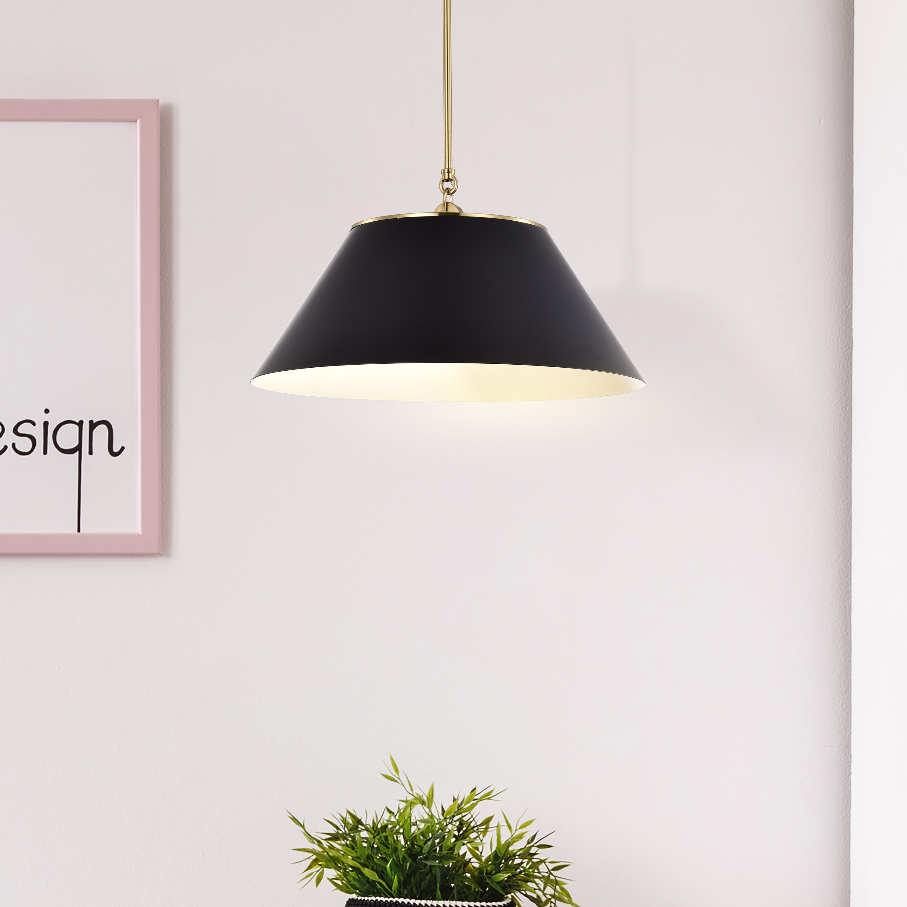 DOVER 3 LIGHT LARGE PENDANT - 60-7414