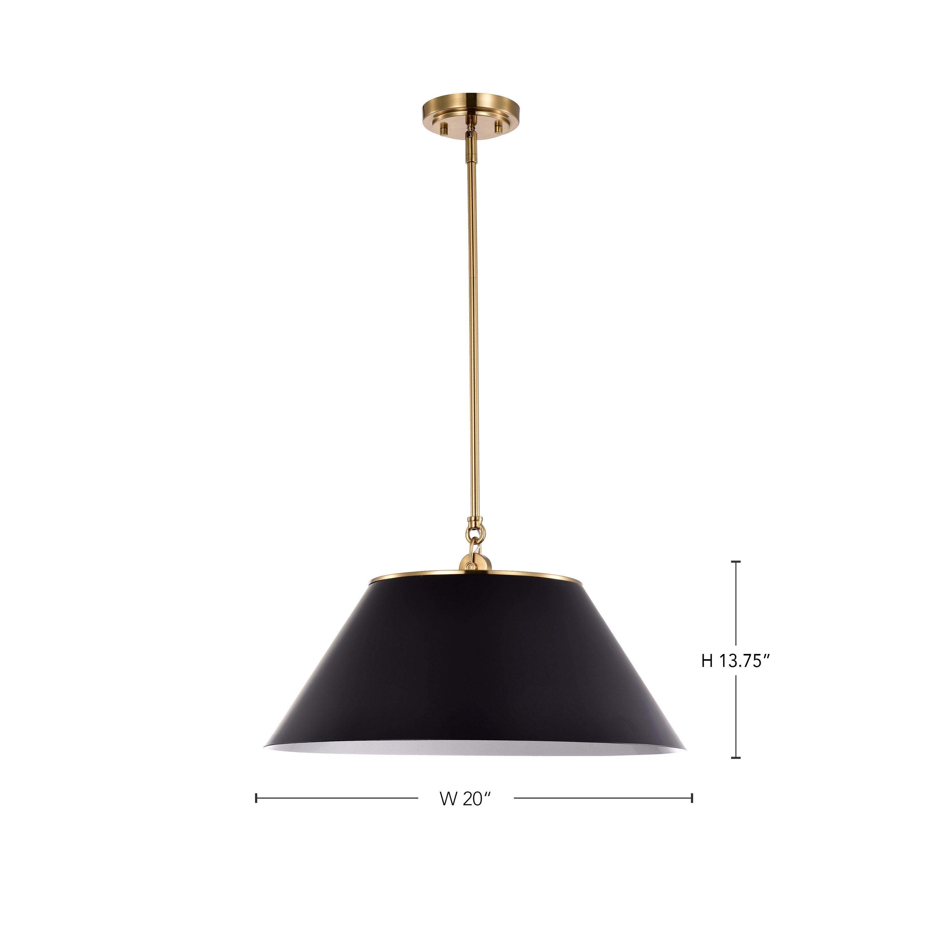 DOVER 3 LIGHT LARGE PENDANT - 60-7414