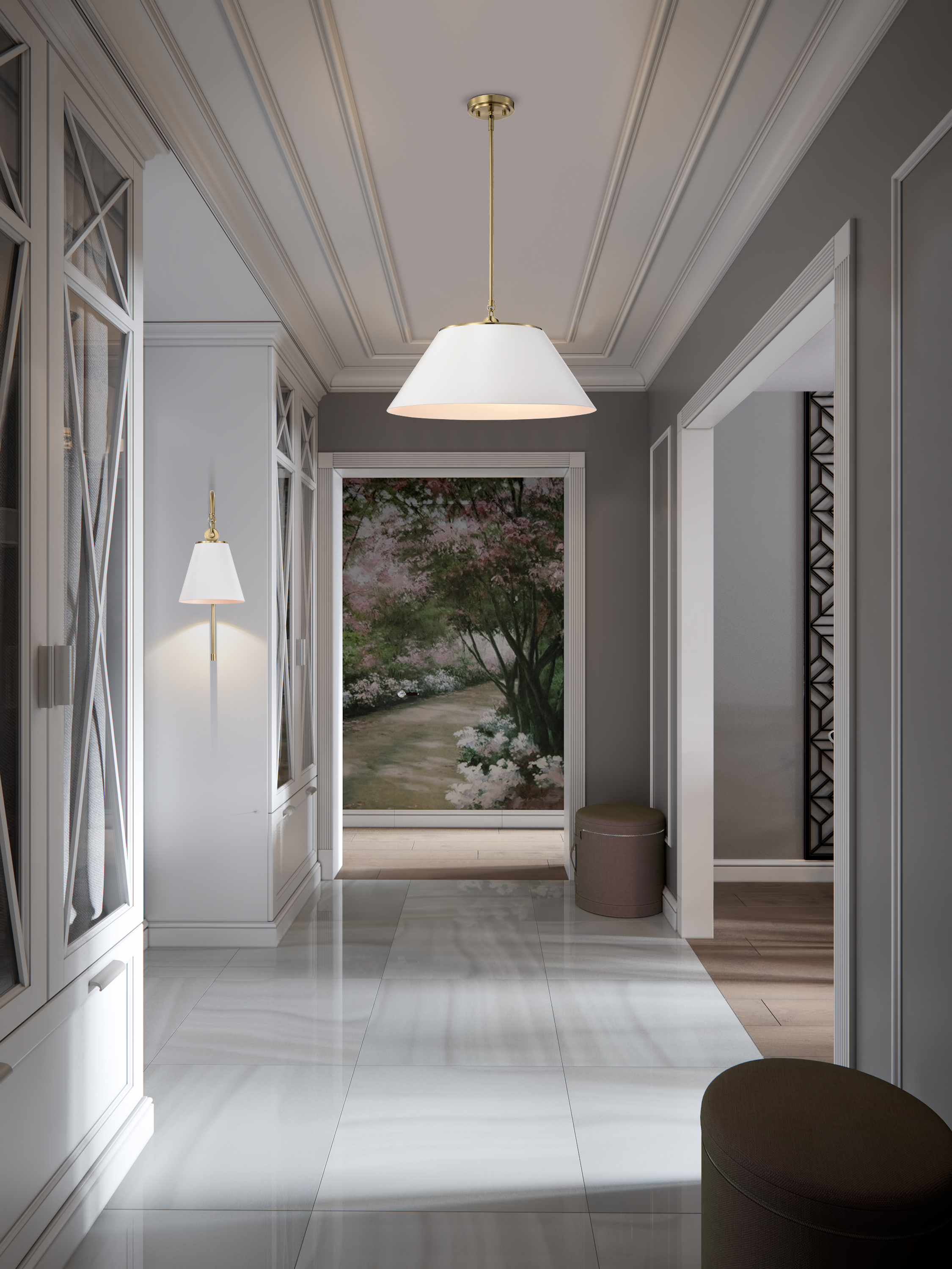 DOVER 3 LIGHT LARGE PENDANT - 60-7415