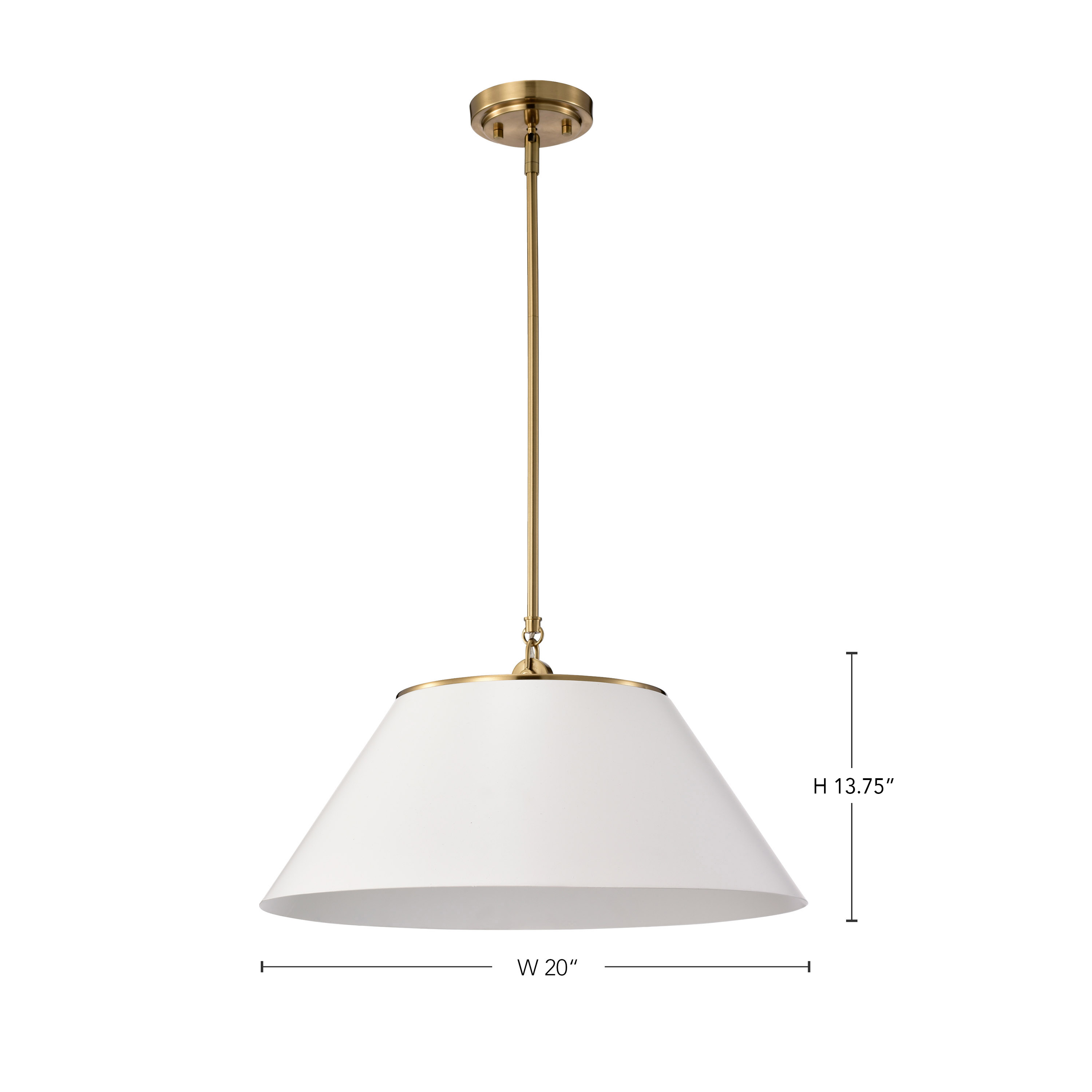 DOVER 3 LIGHT LARGE PENDANT - 60-7415