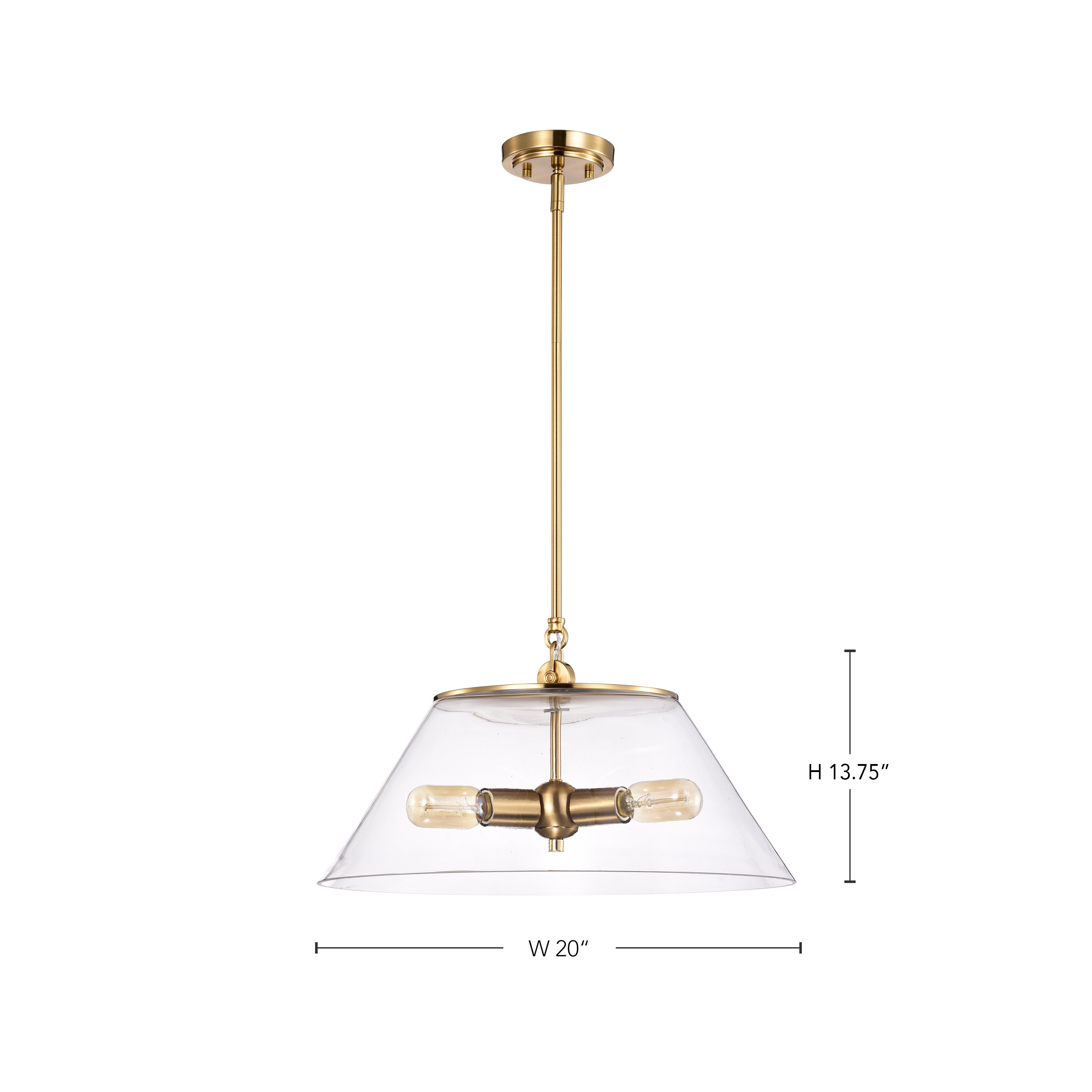 DOVER 3 LIGHT LARGE PENDANT - 60-7416