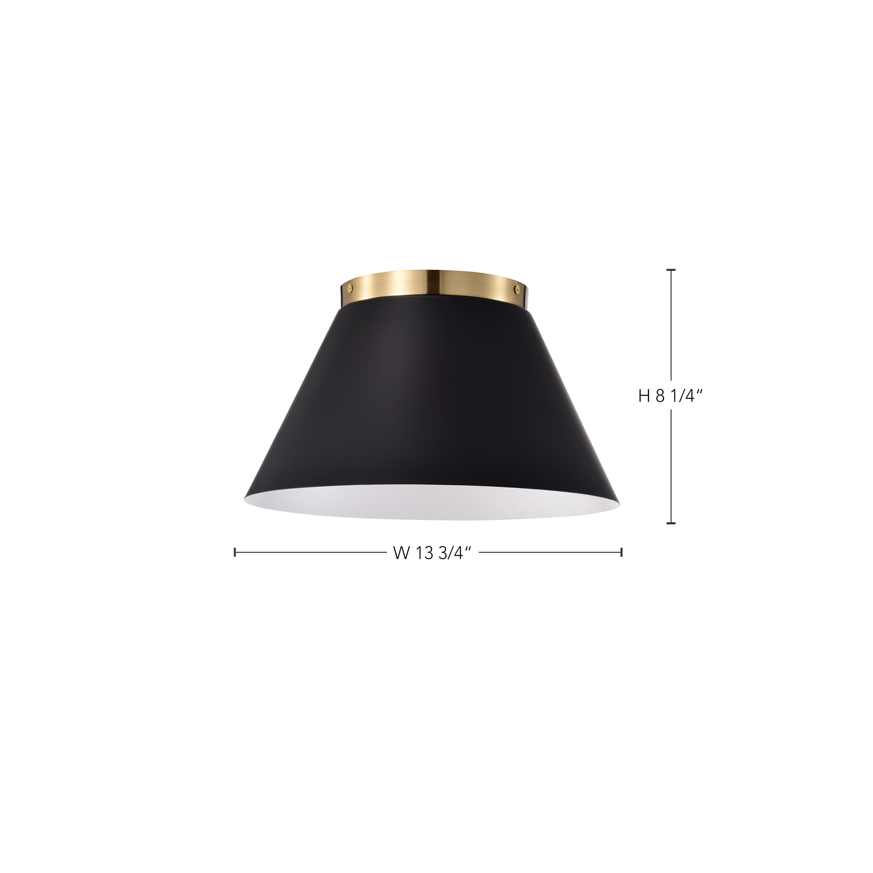 DOVER 3 LIGHT SMALL FLUSH - 60-7417