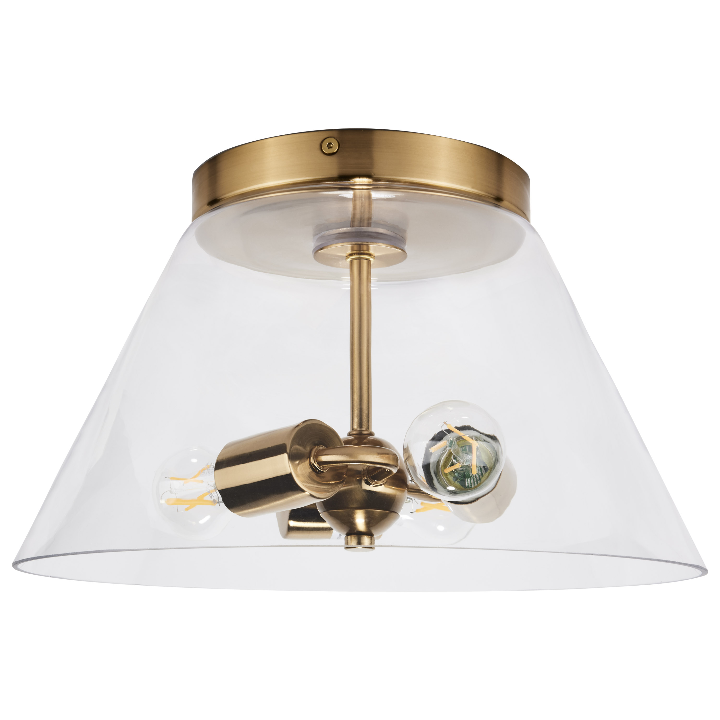 DOVER 3 LIGHT SMALL FLUSH - 60-7419