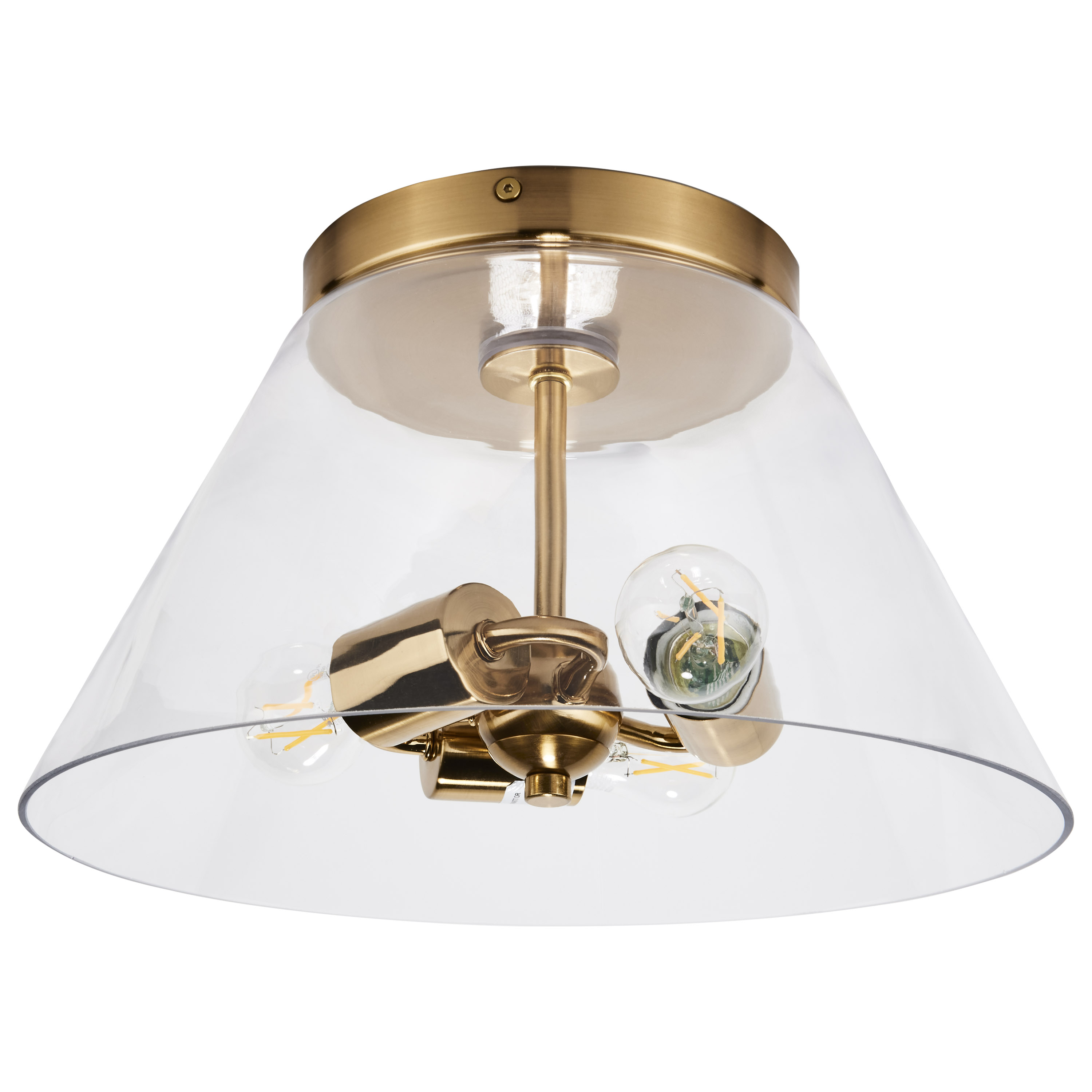 DOVER 3 LIGHT SMALL FLUSH - 60-7419