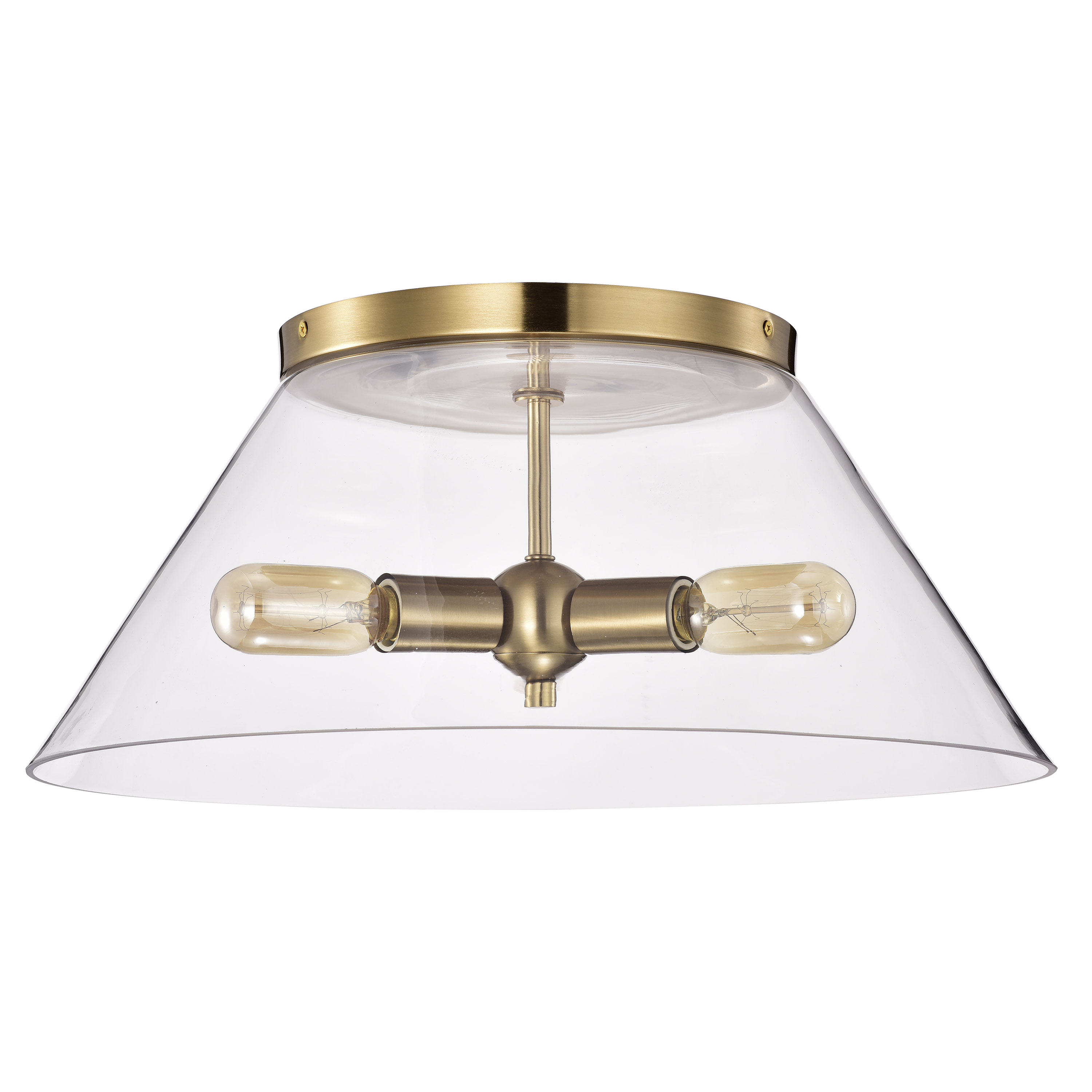 DOVER 3 LIGHT LARGE FLUSH - 60-7422