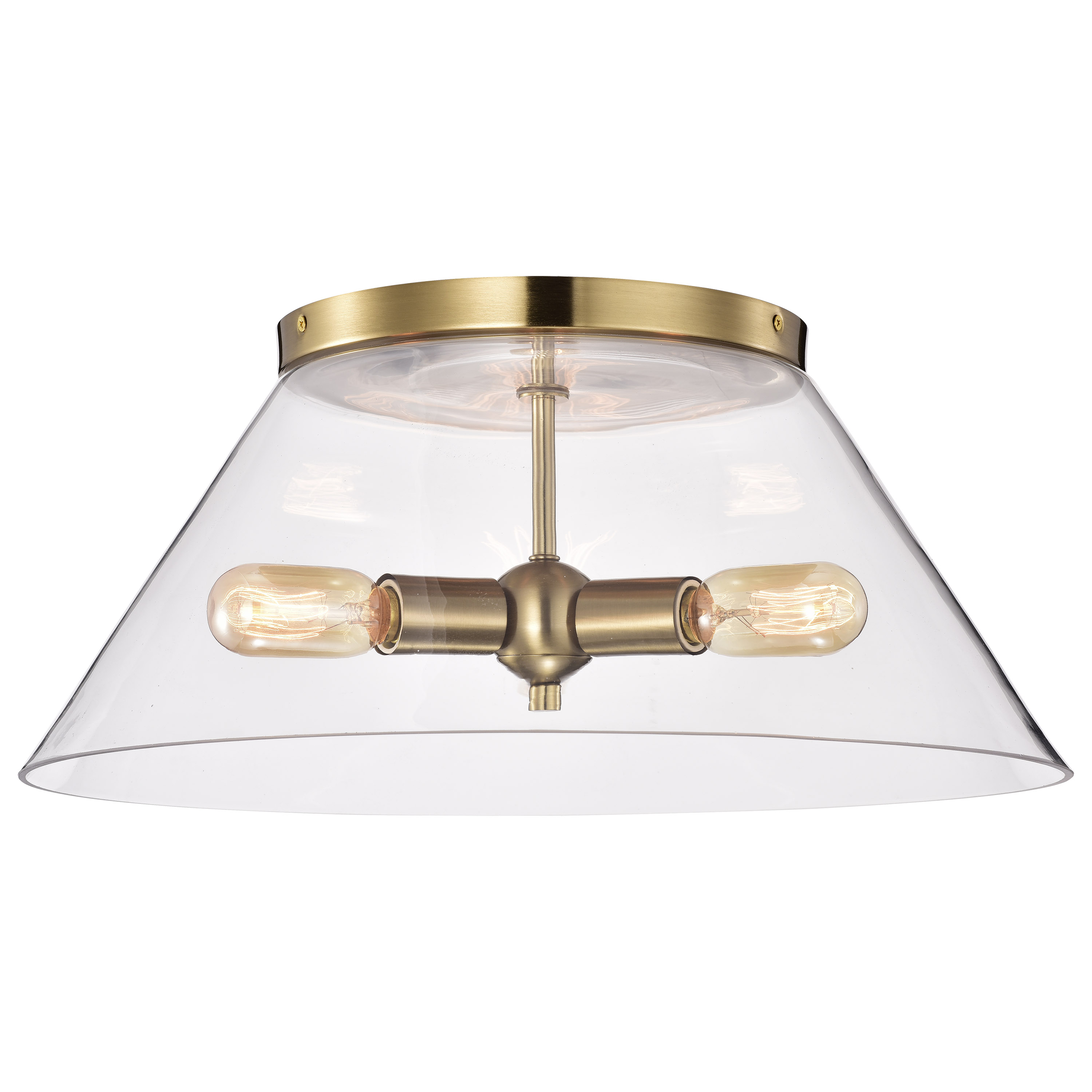 DOVER 3 LIGHT LARGE FLUSH - 60-7422