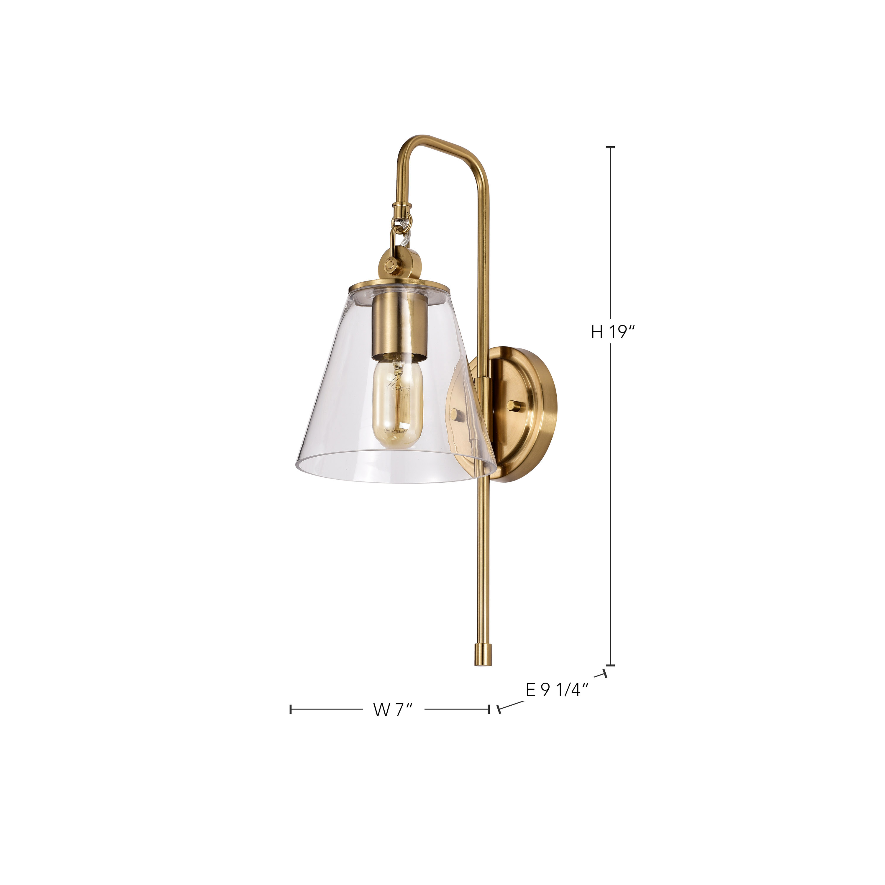 DOVER 1 LIGHT WALL SCONCE - 60-7449