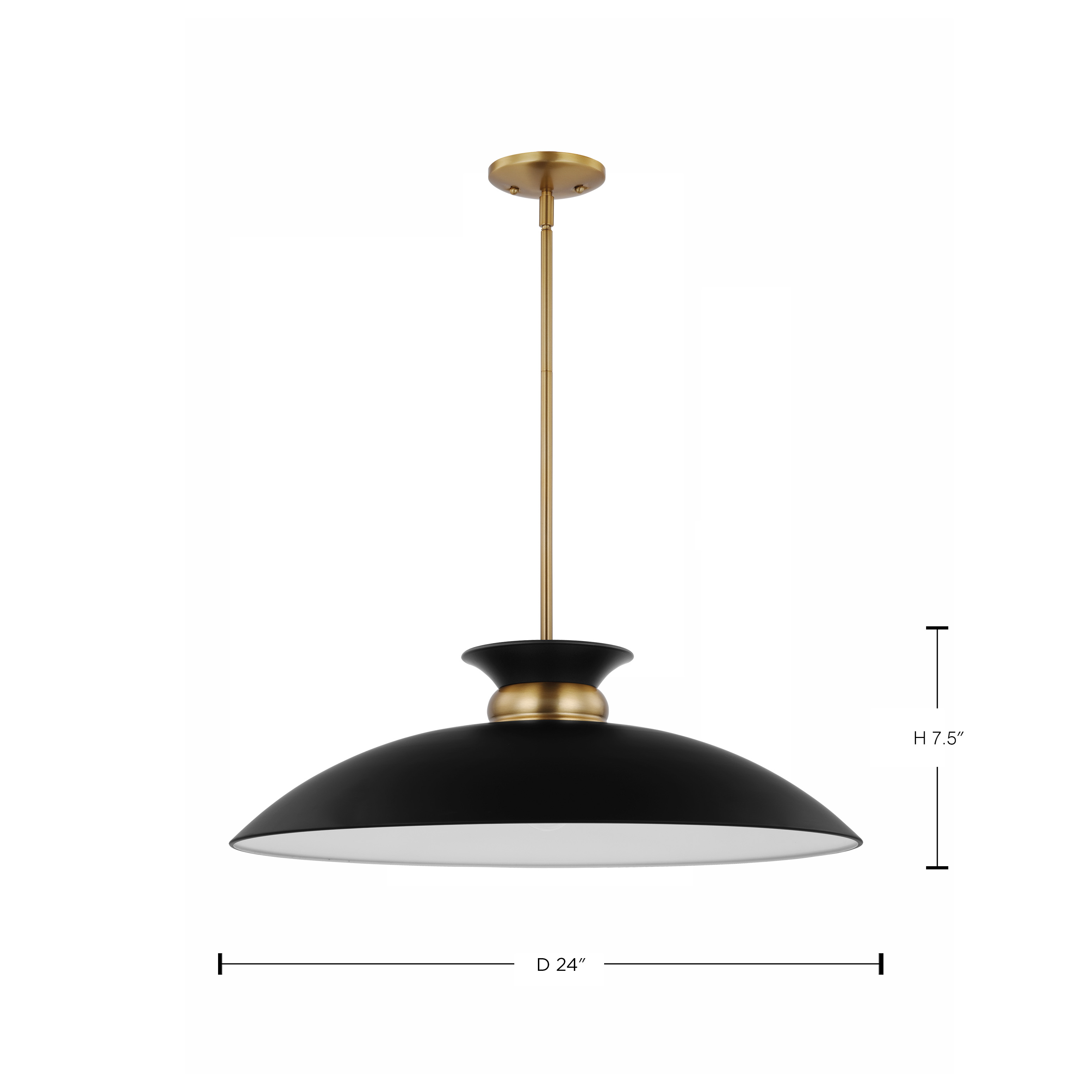 PERKINS 1 LT LARGE PENDANT - 60-7462