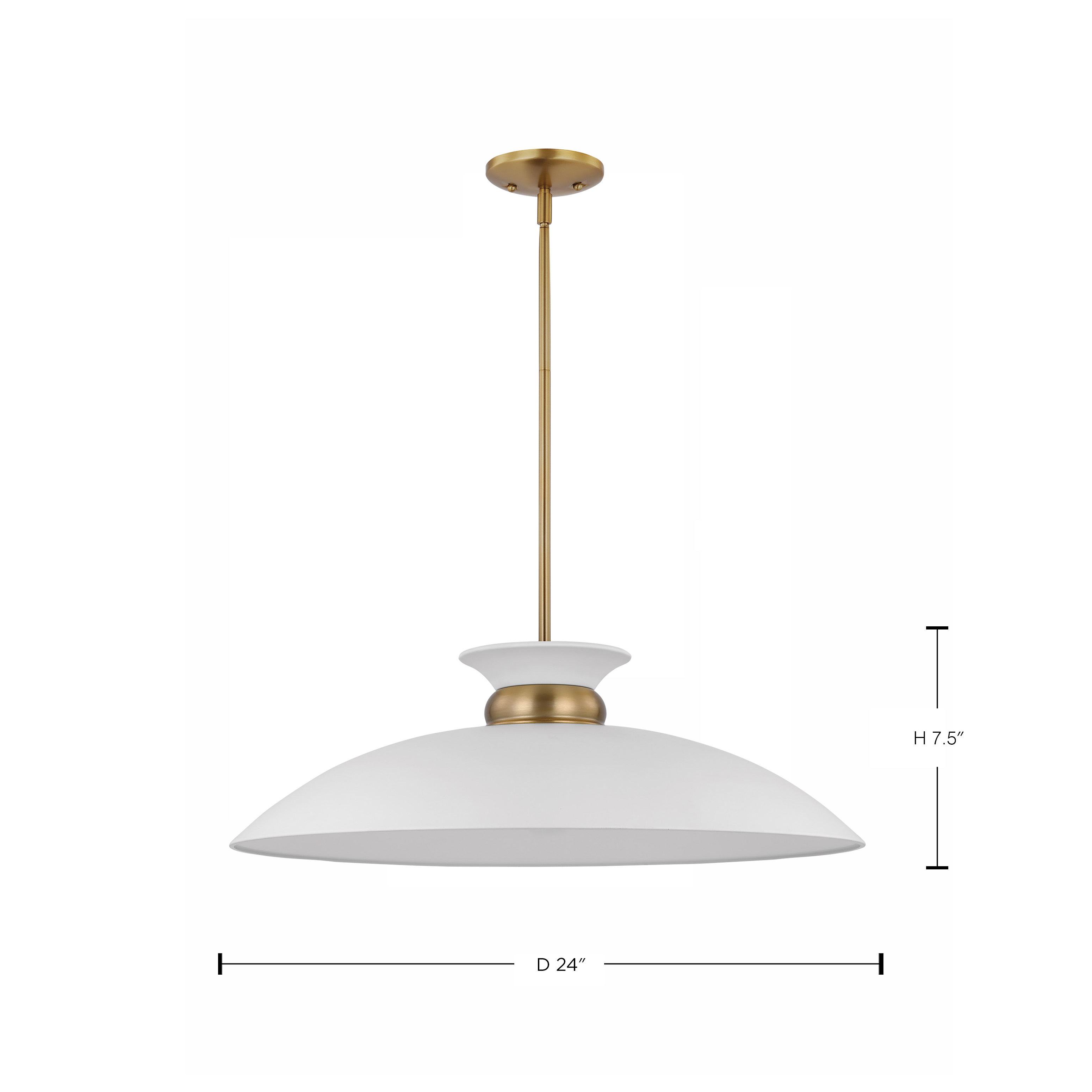 PERKINS 1 LT LARGE PENDANT - 60-7465