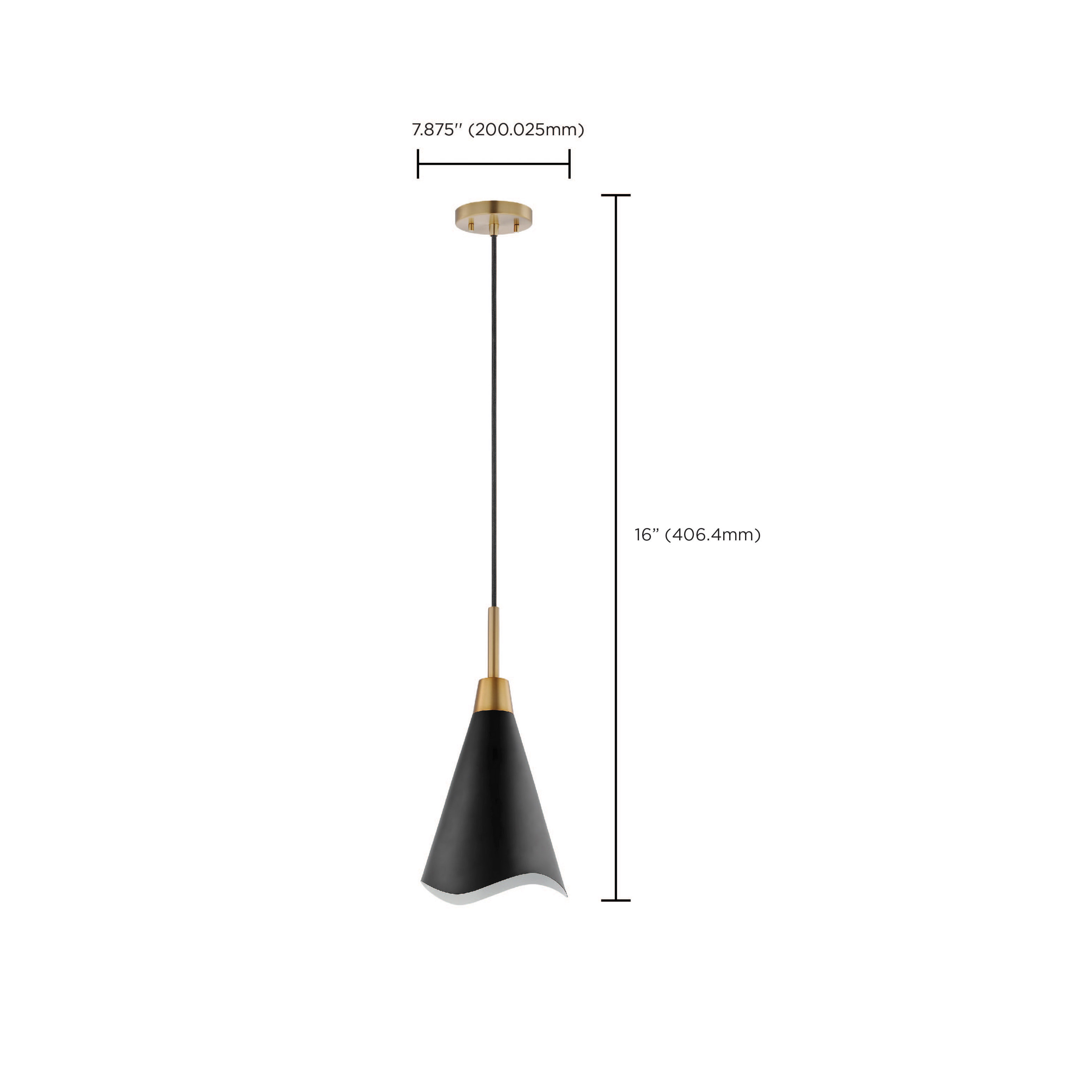 TANGO 1 LIGHT SMALL PENDANT - 60-7470