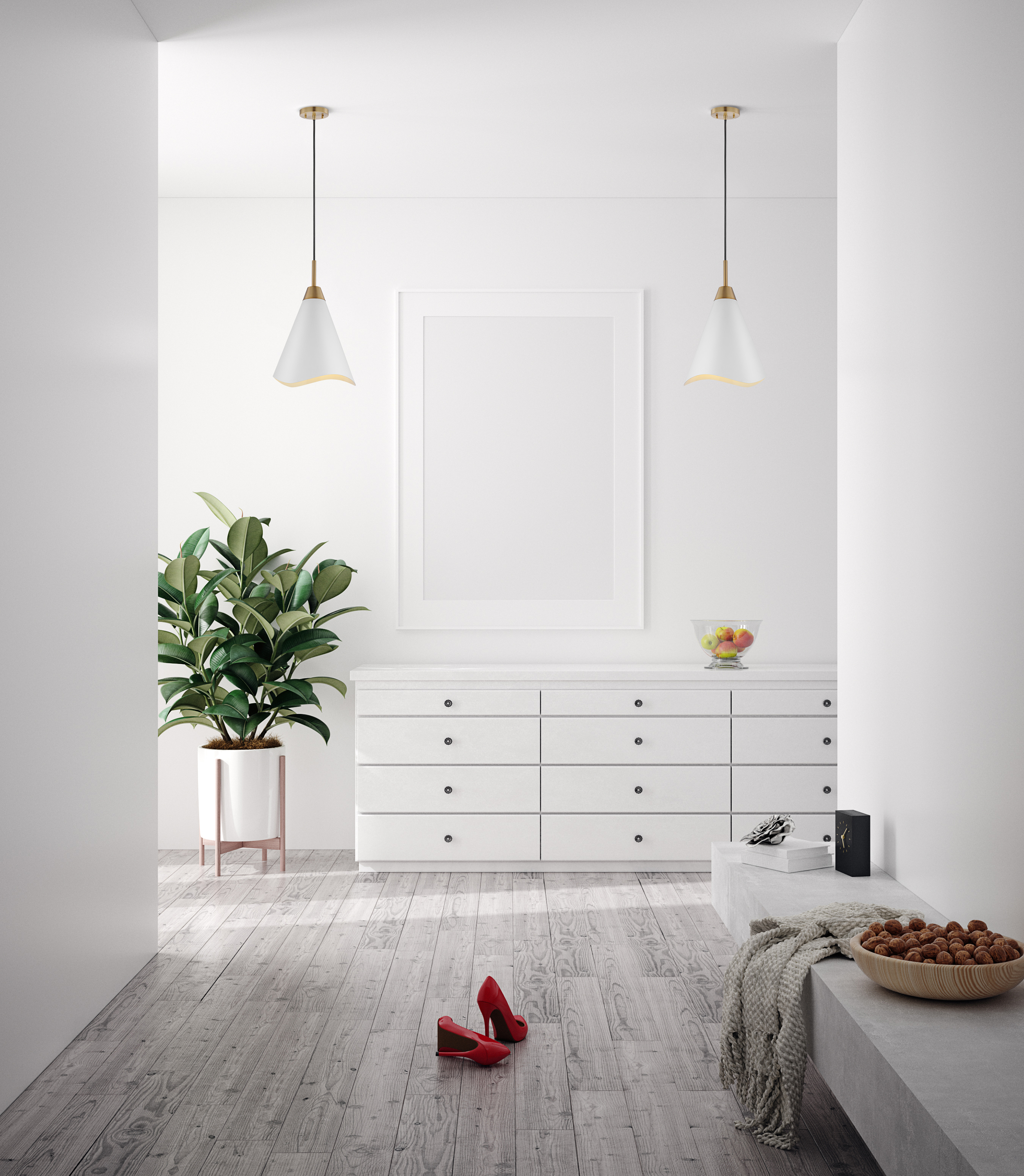 TANGO 1 LIGHT MEDIUM PENDANT - 60-7474