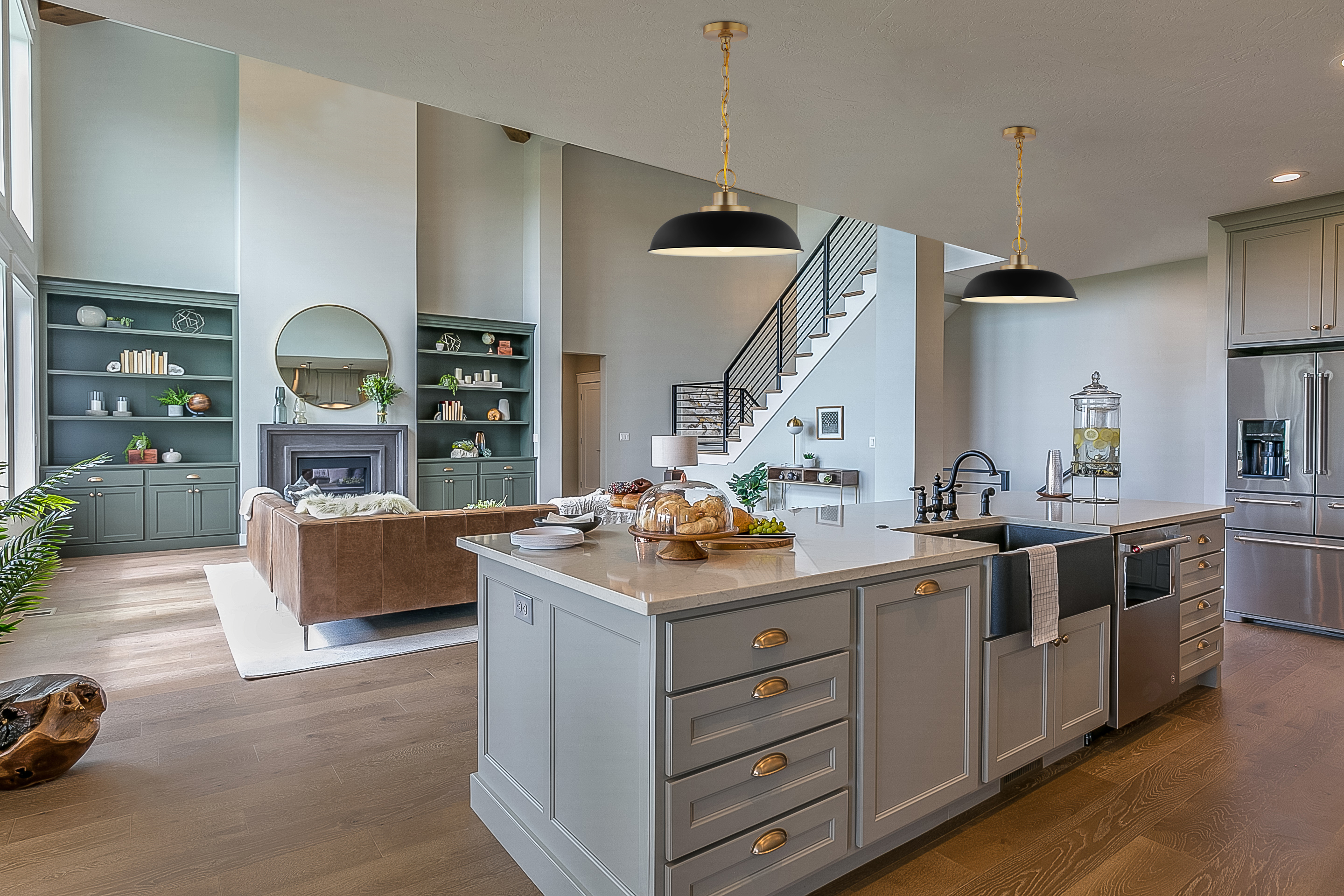 COLONY 1 LIGHT SMALL PENDANT - 60-7481