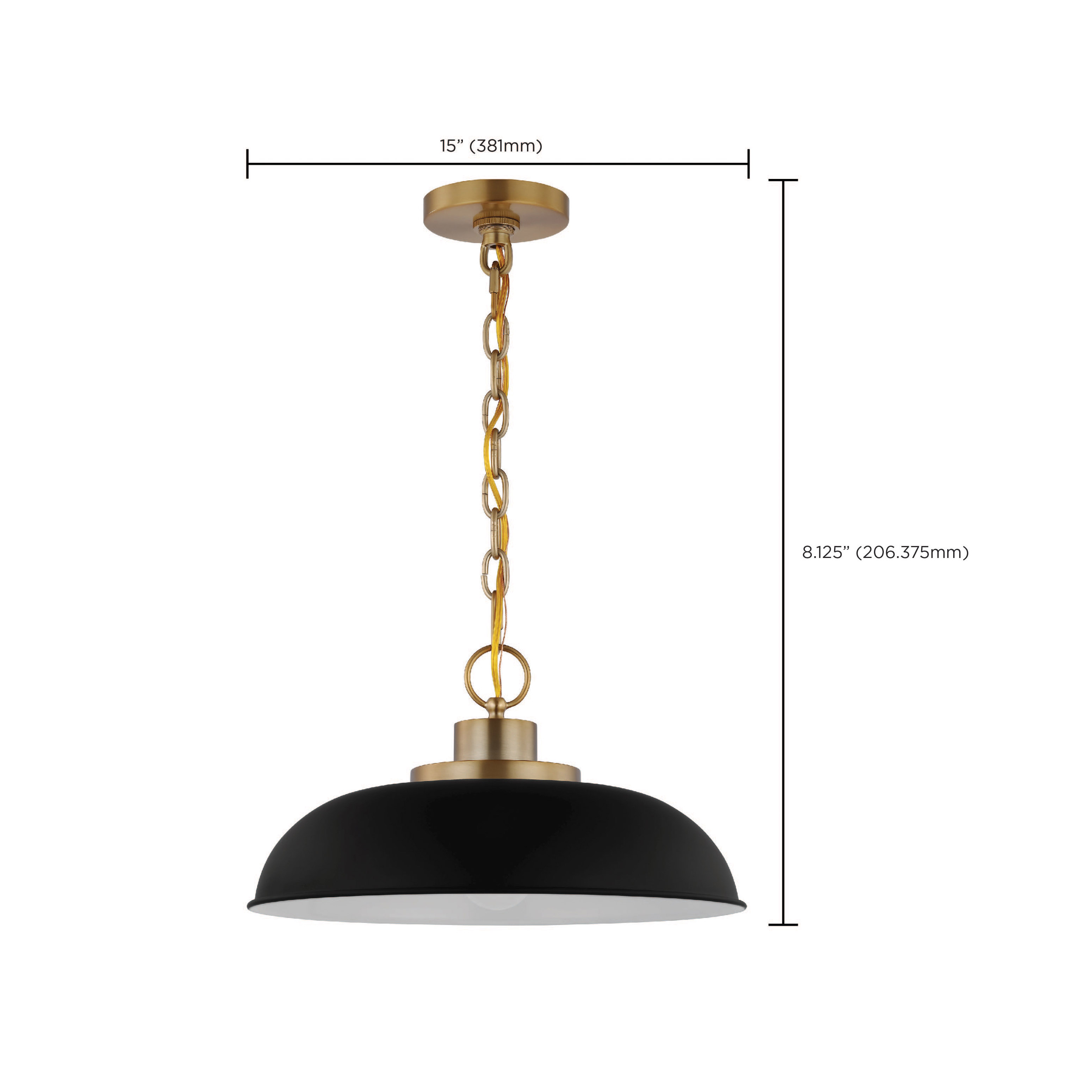 COLONY 1 LIGHT SMALL PENDANT - 60-7481