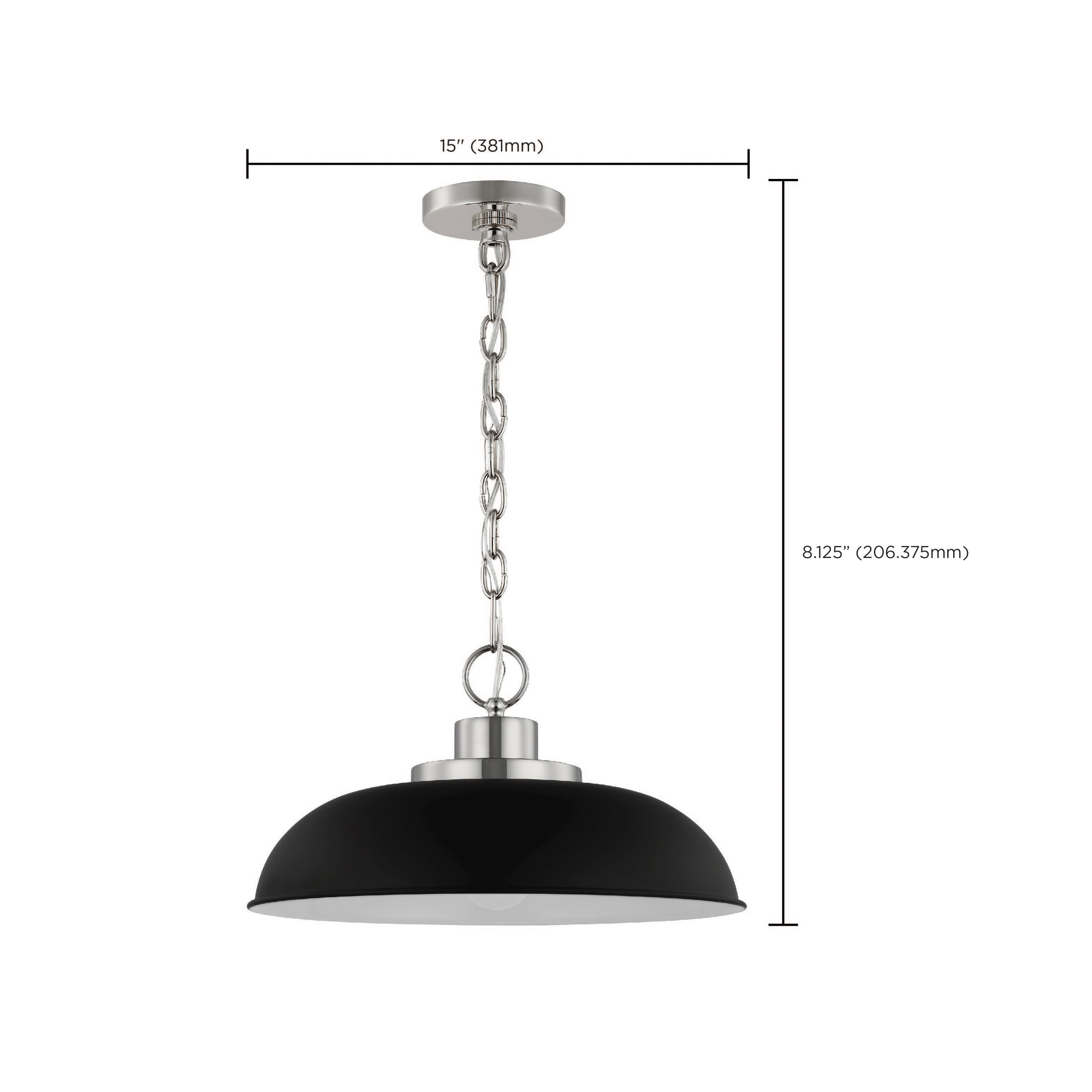 COLONY 1 LIGHT SMALL PENDANT - 60-7482