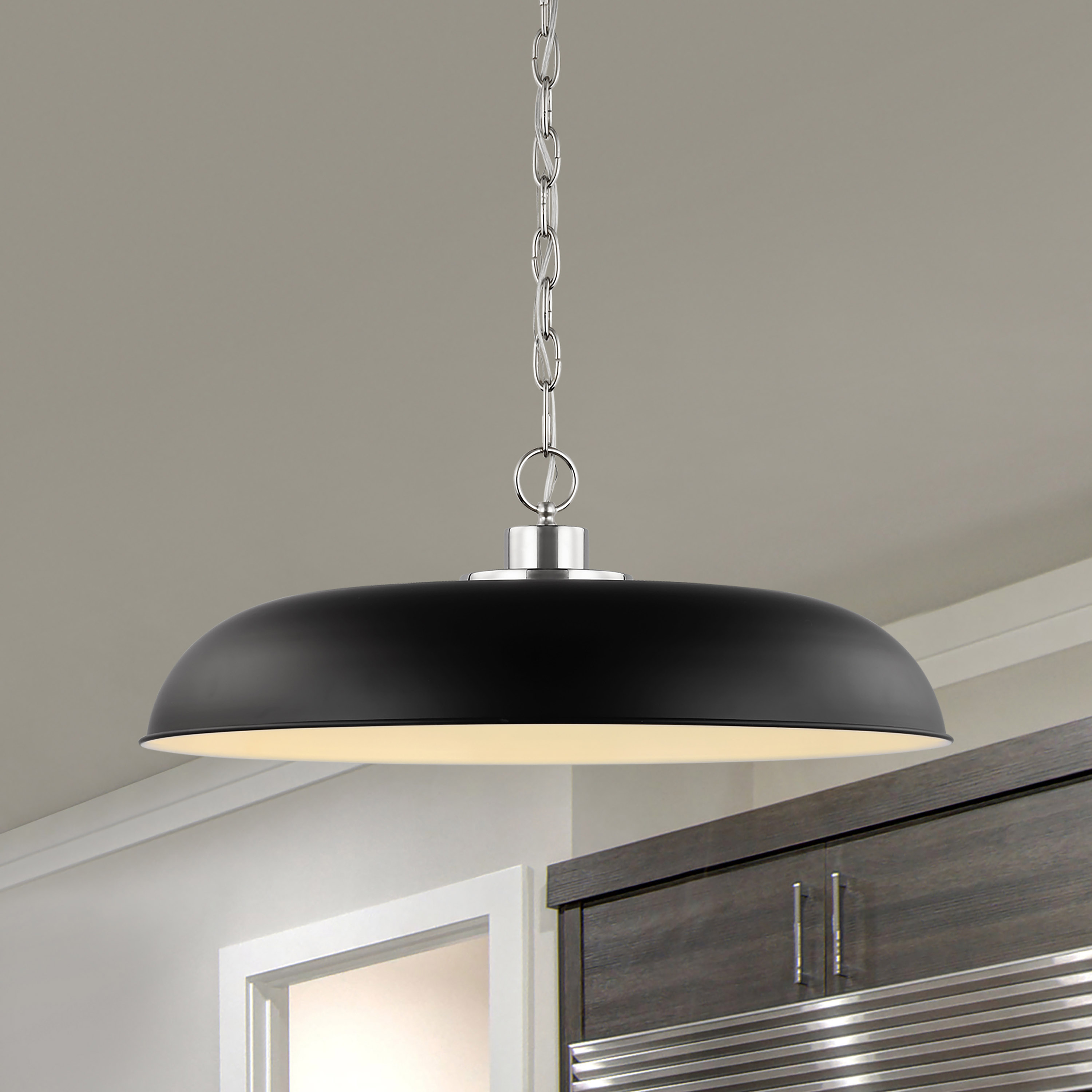 COLONY 1 LIGHT LARGE PENDANT - 60-7488