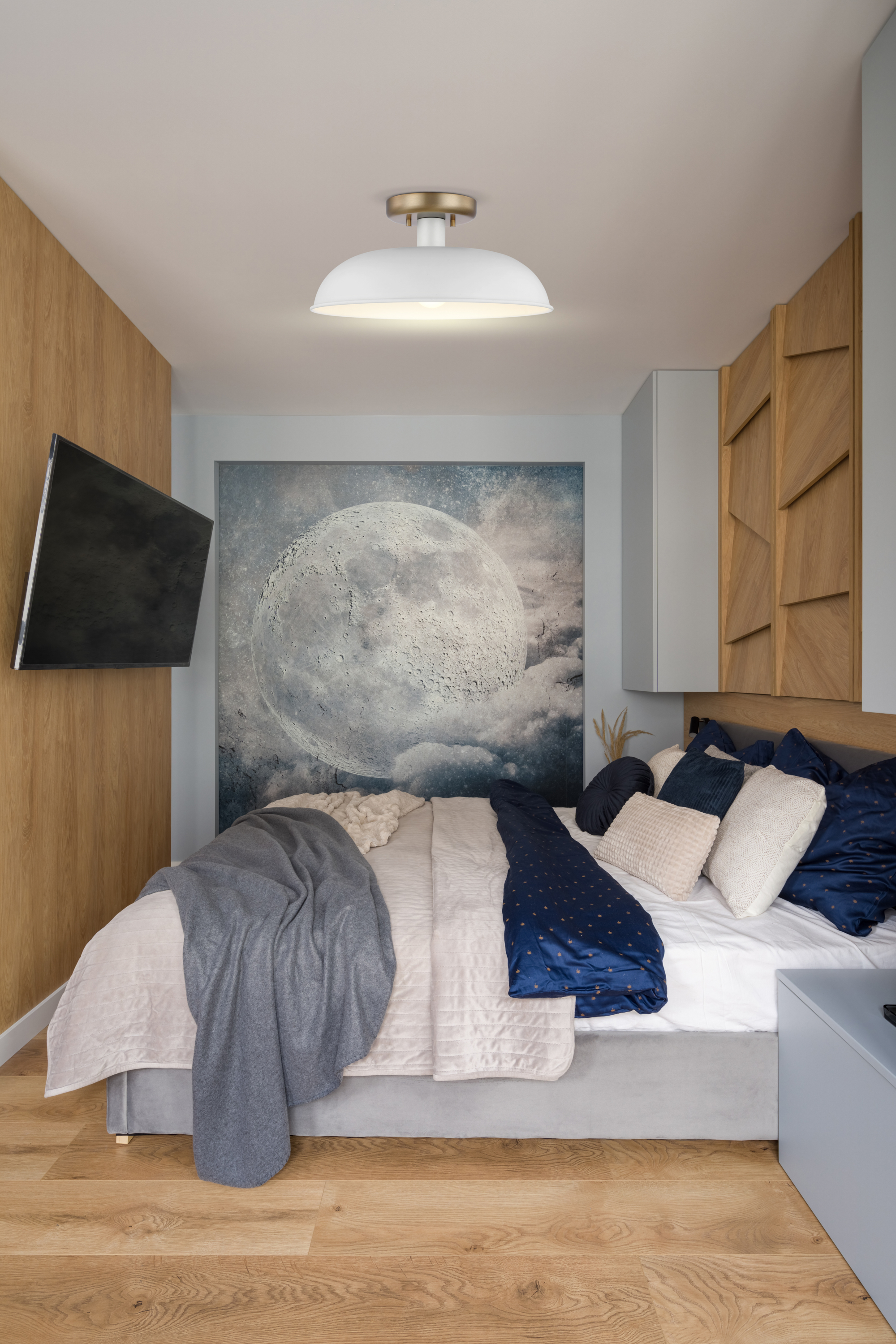 COLONY 1 LIGHT SMALL FLUSH - 60-7490