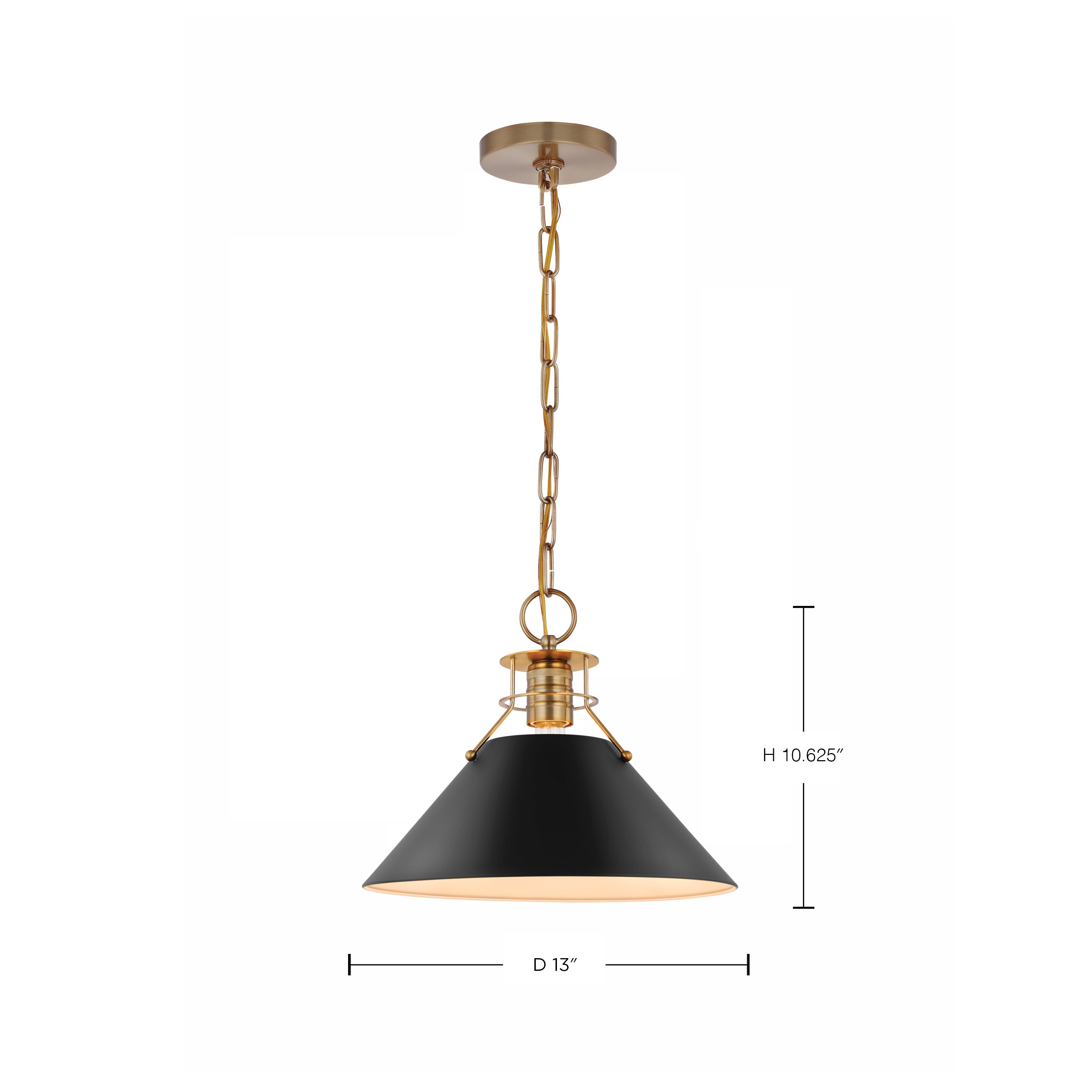OUTPOST 1 LIGHT MEDIUM PENDANT - 60-7523