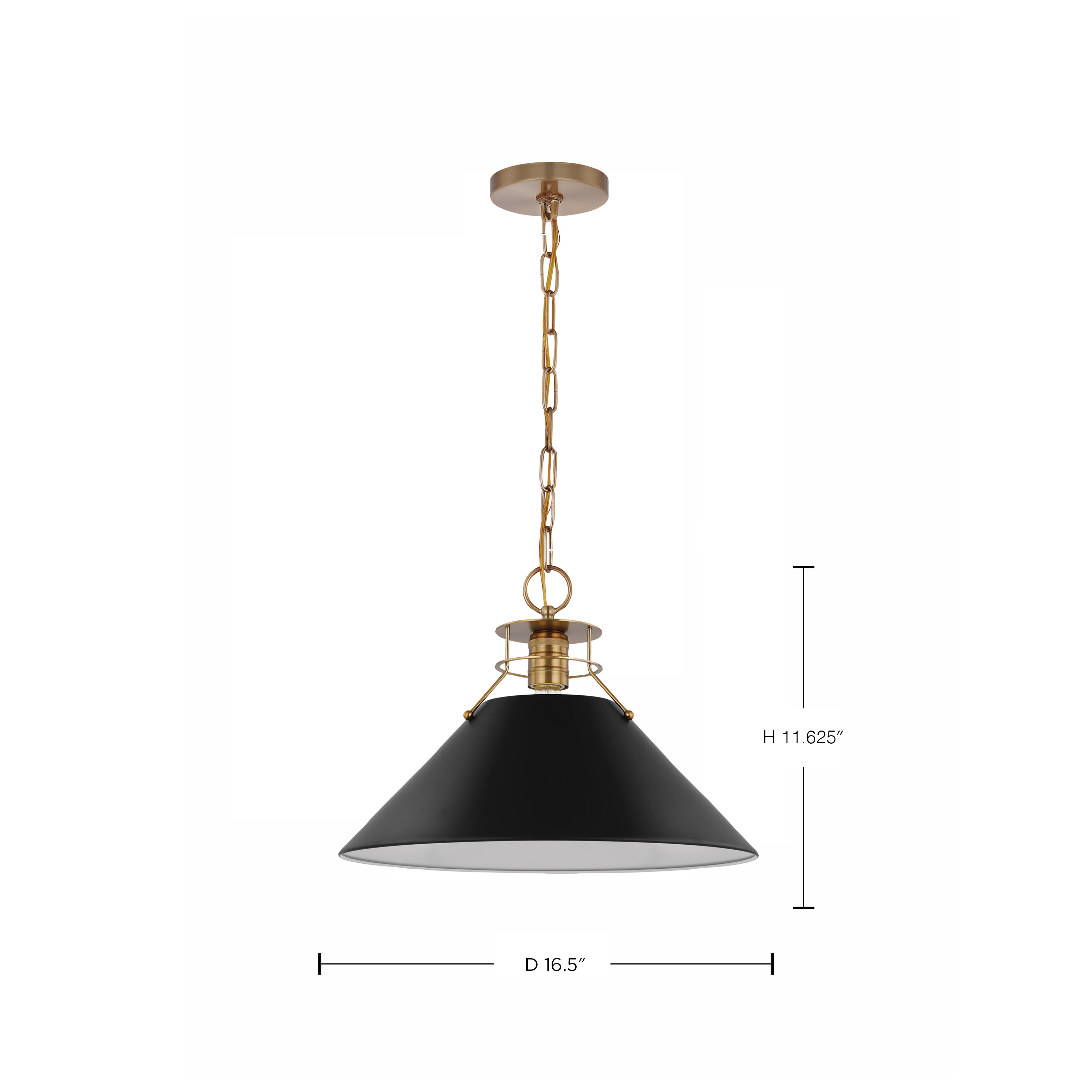 OUTPOST 1 LIGHT LARGE PENDANT - 60-7525