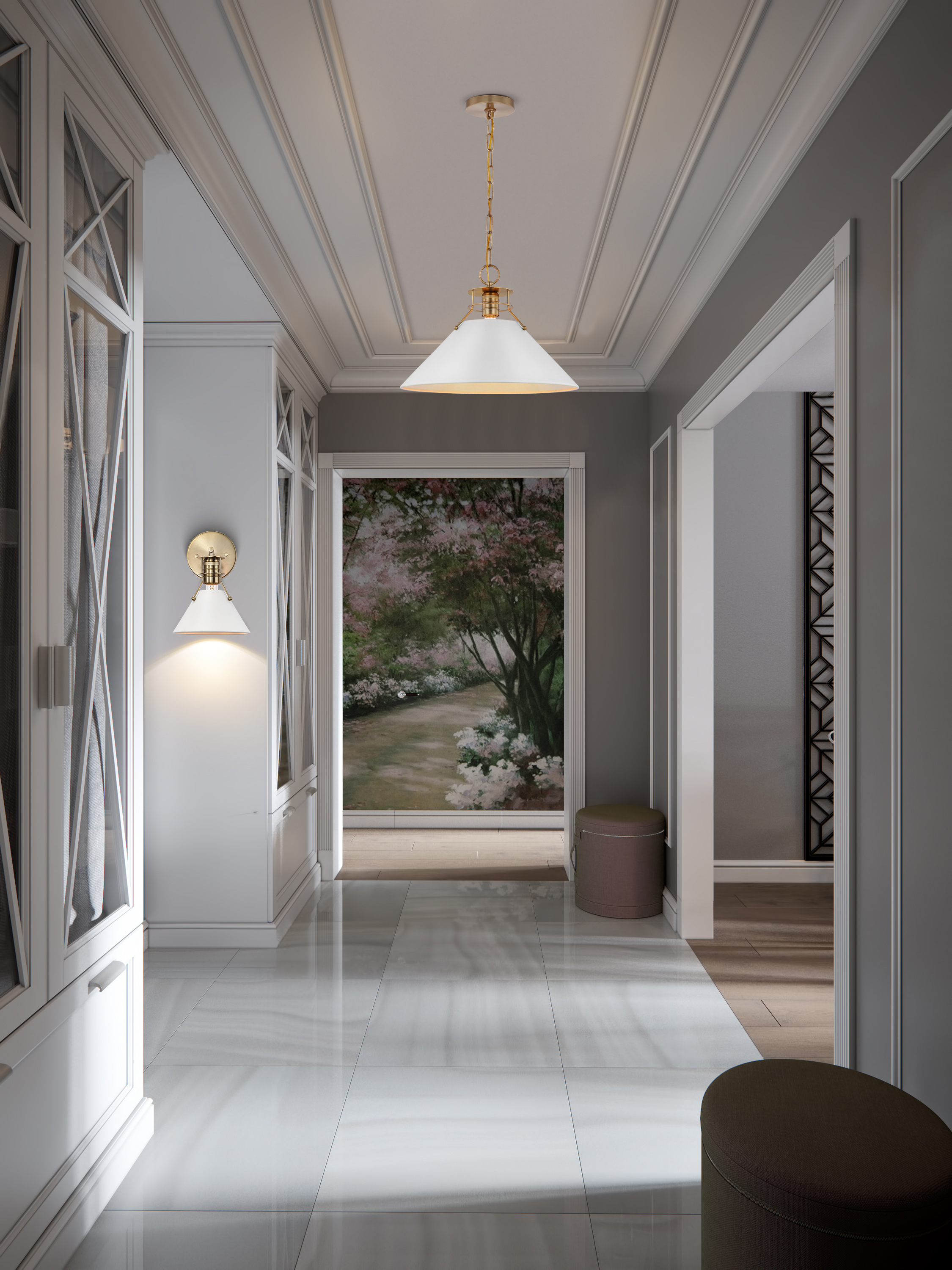 OUTPOST 1 LIGHT LARGE PENDANT - 60-7526