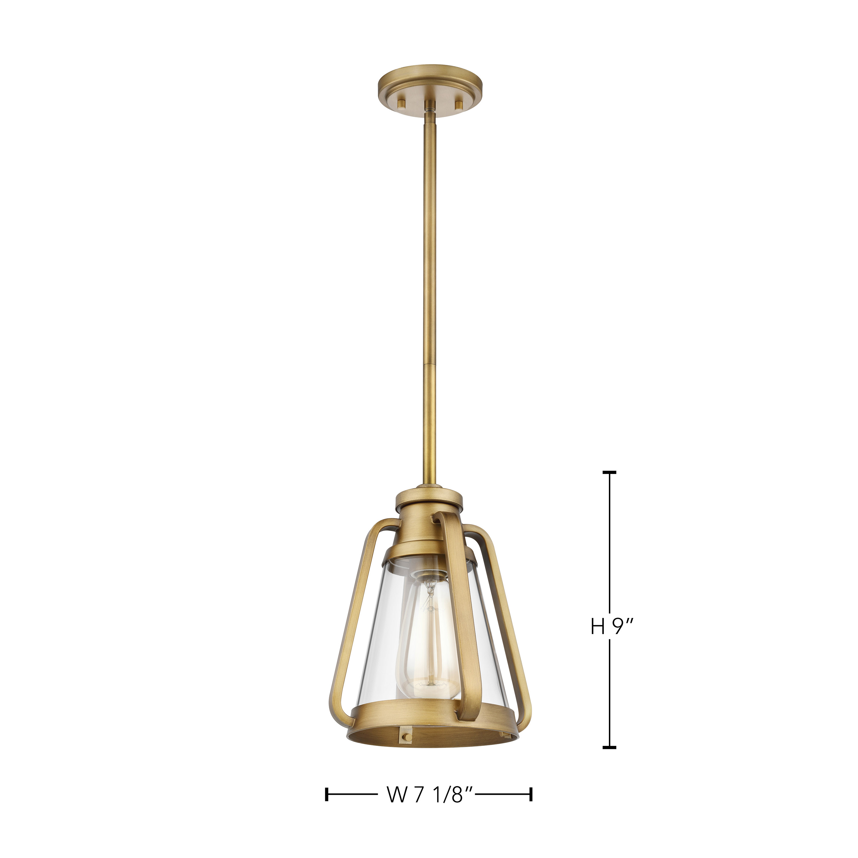 EVERETT 1 LT 7" MINI PENDANT - 60-7561