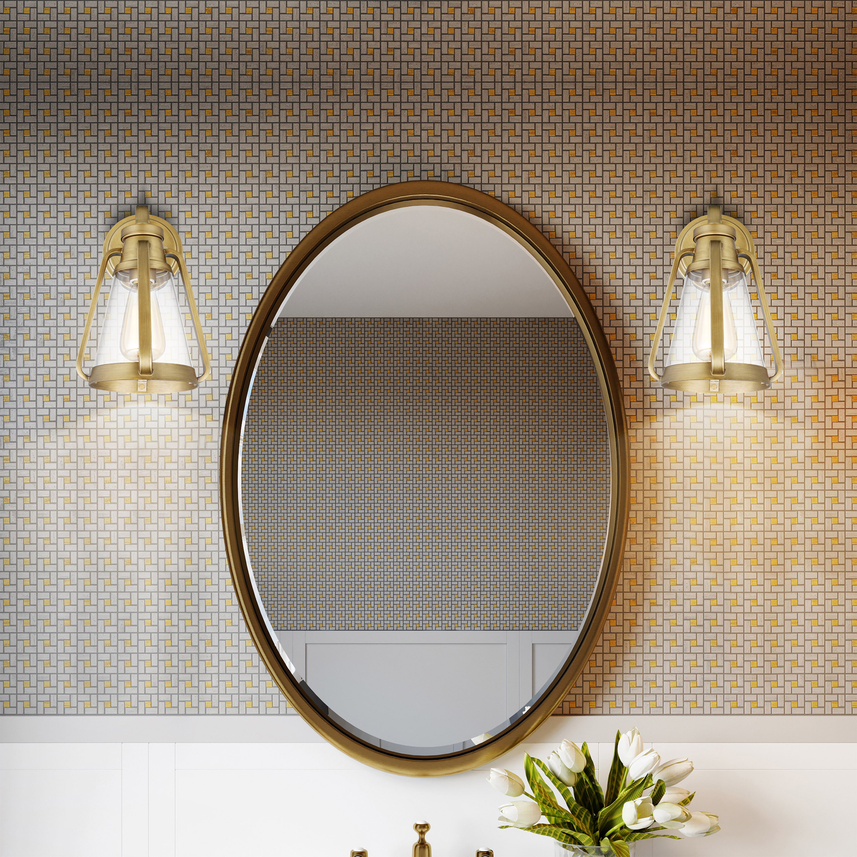 EVERETT 1 LT SMALL WALL SCONCE - 60-7565