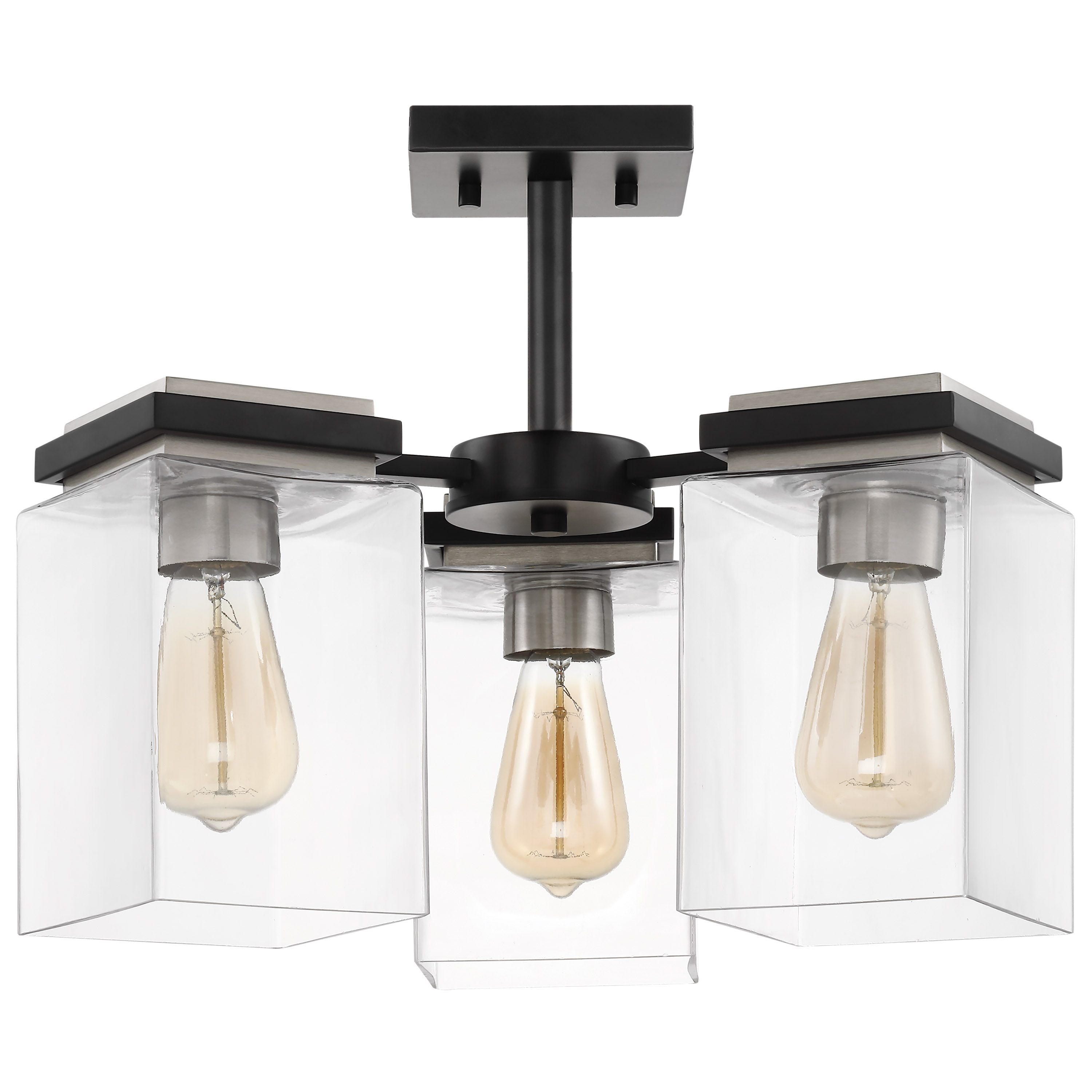 CROSSROADS 3 LT SEMI FLUSH - 60-7658