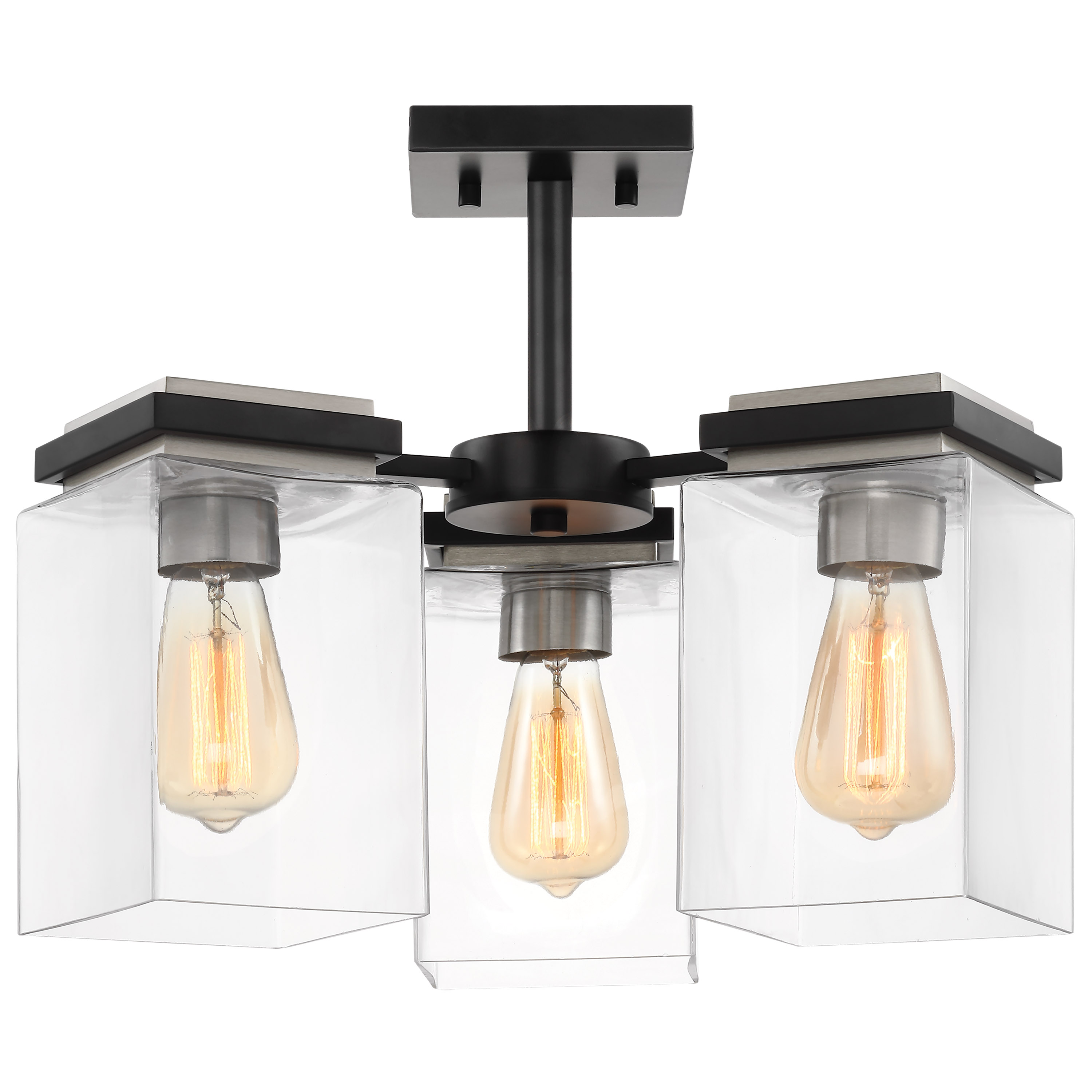 CROSSROADS 3 LT SEMI FLUSH - 60-7658