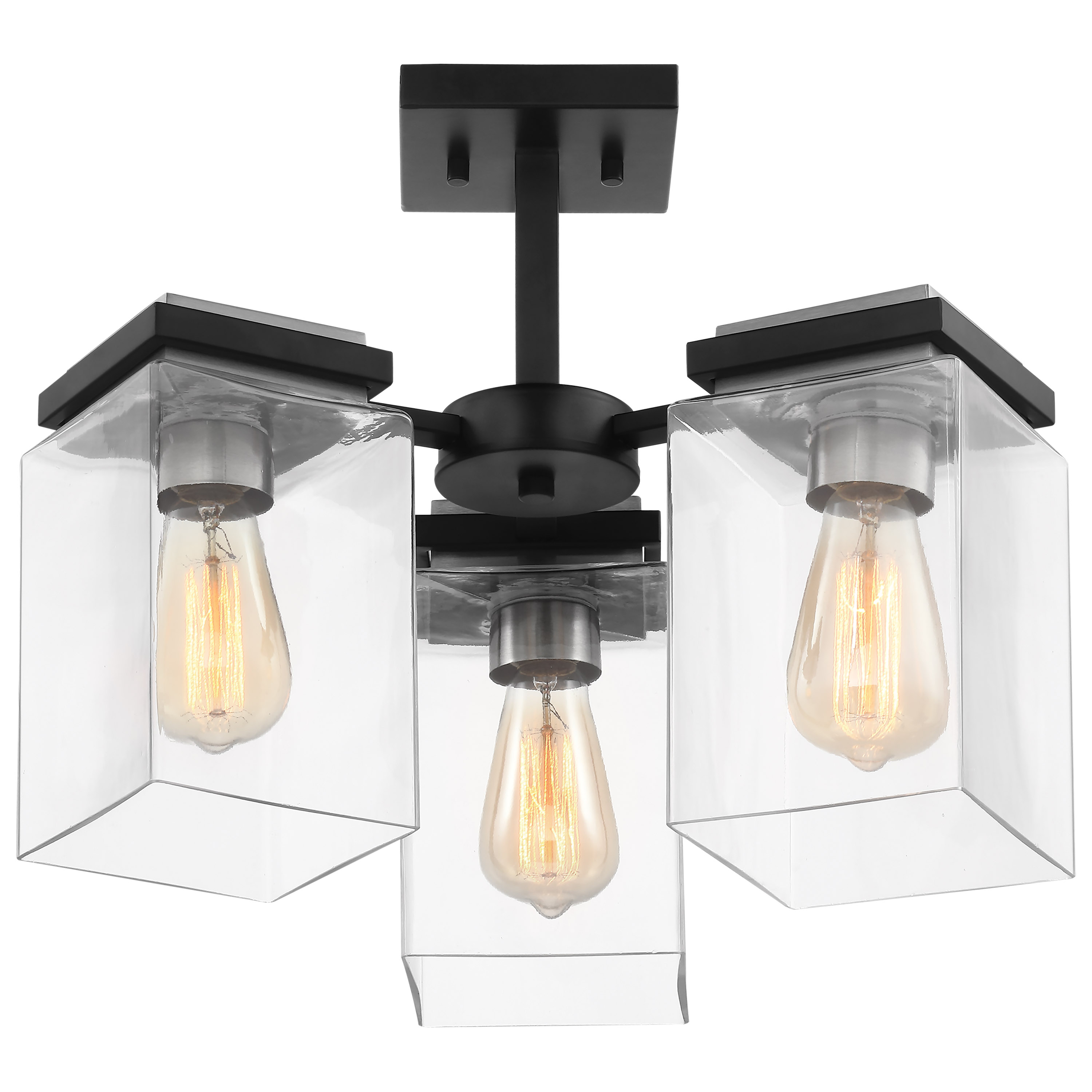 CROSSROADS 3 LT SEMI FLUSH - 60-7658