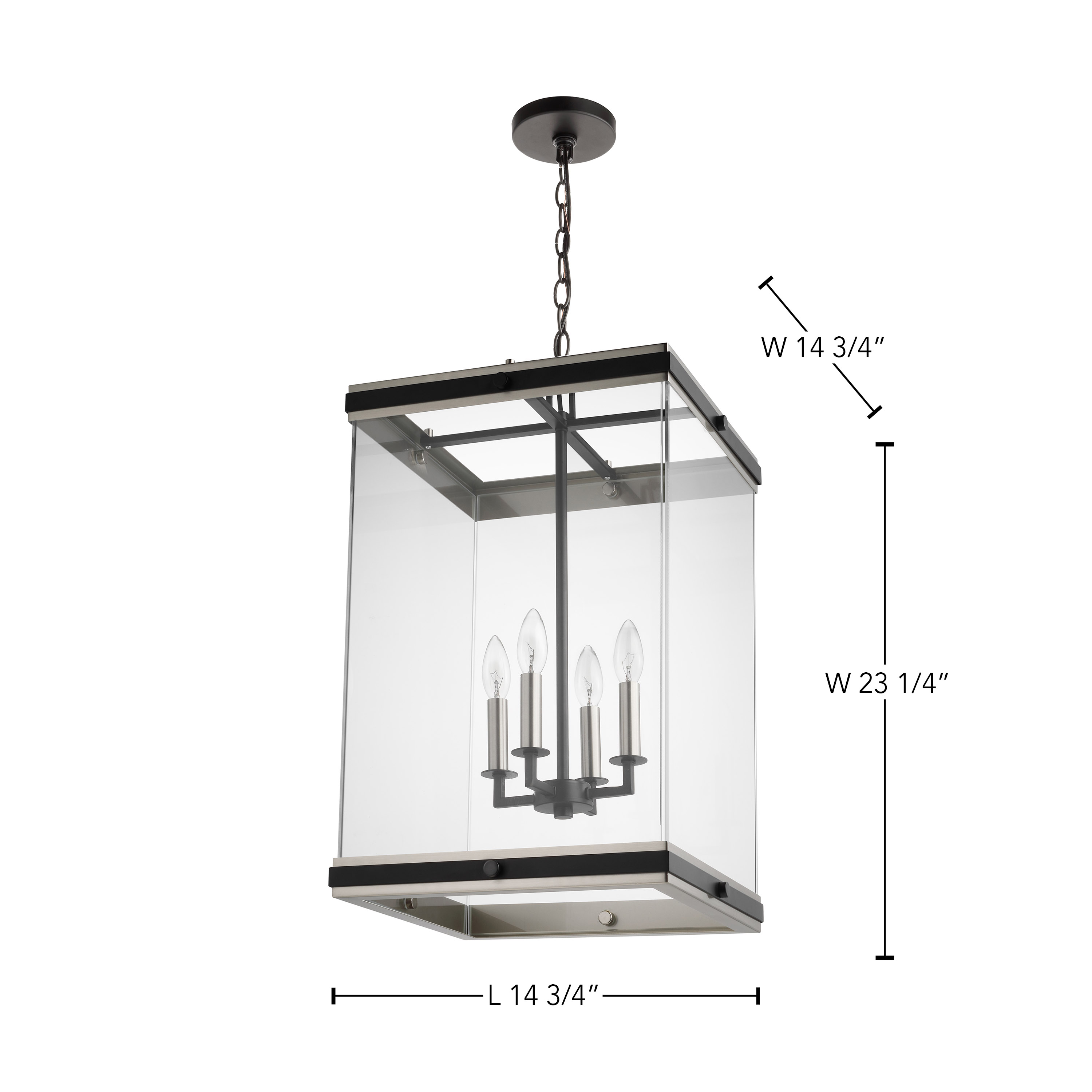 CROSSROADS 4 LT FOYER PENDANT - 60-7659
