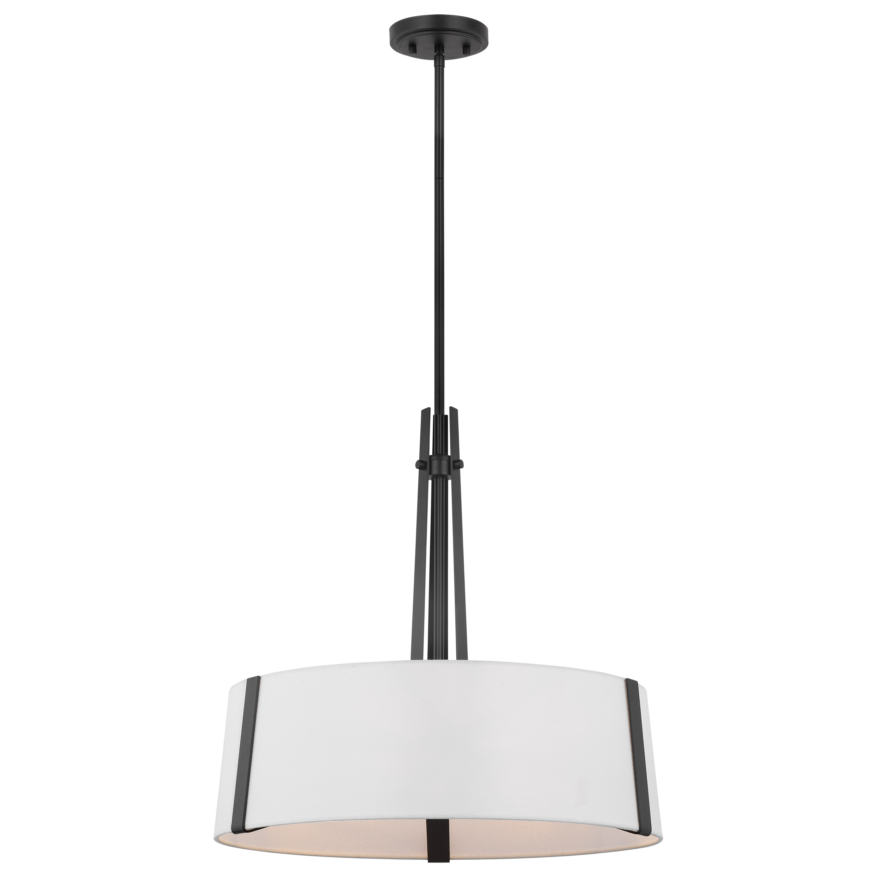 FLYNN 3LT PENDANT BLACK - 60-7678