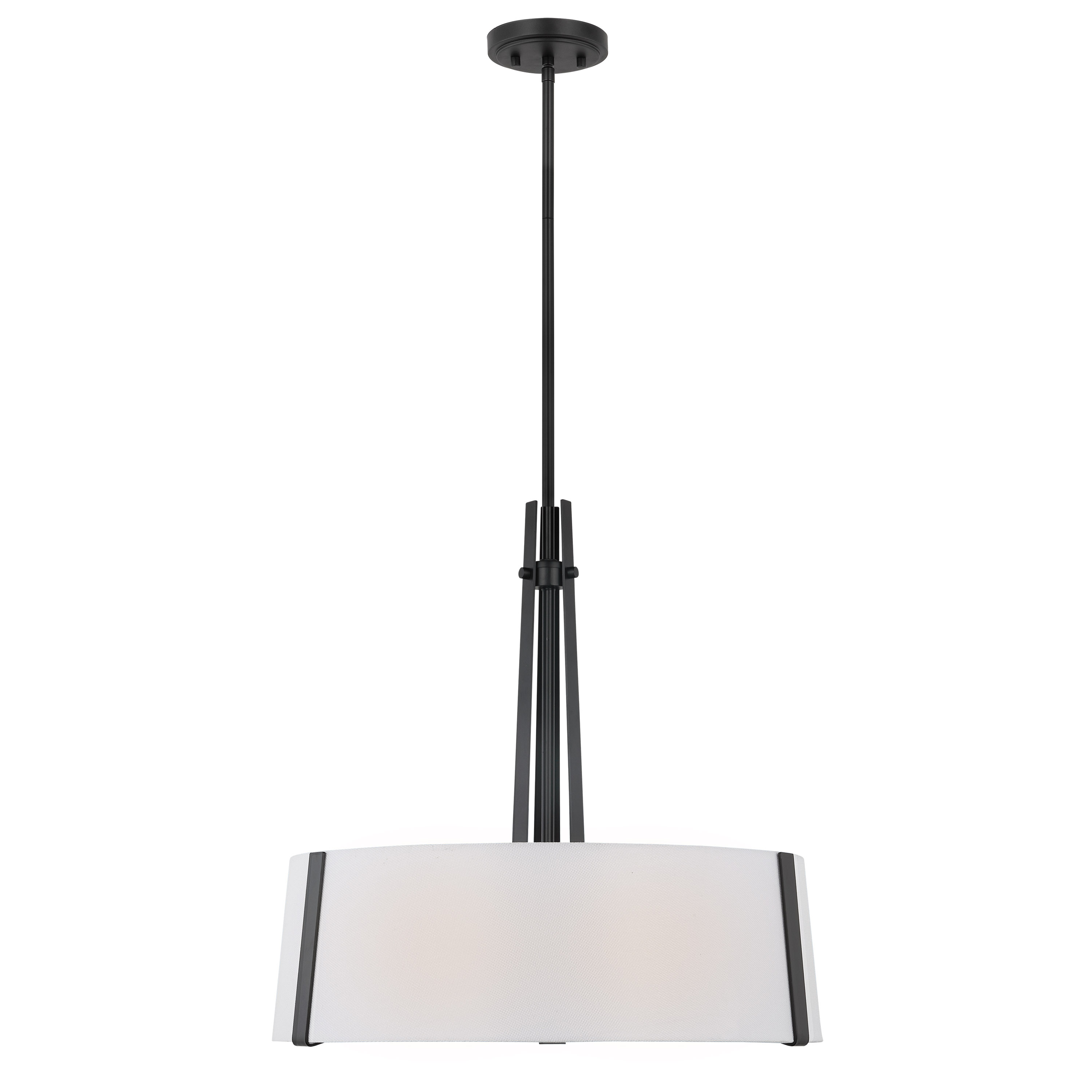 FLYNN 3LT PENDANT BLACK - 60-7678