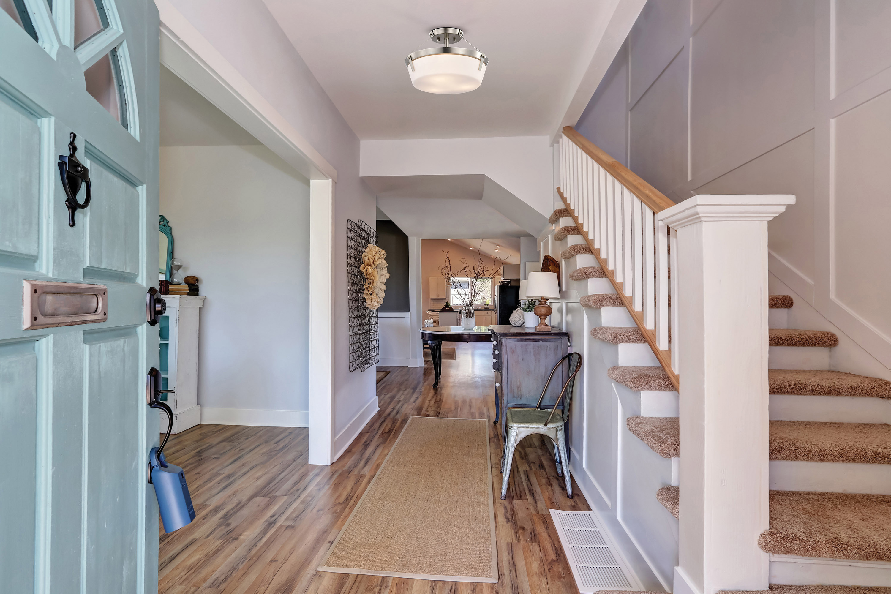 ROWEN 3 LIGHT SEMI FLUSH - 60-7763