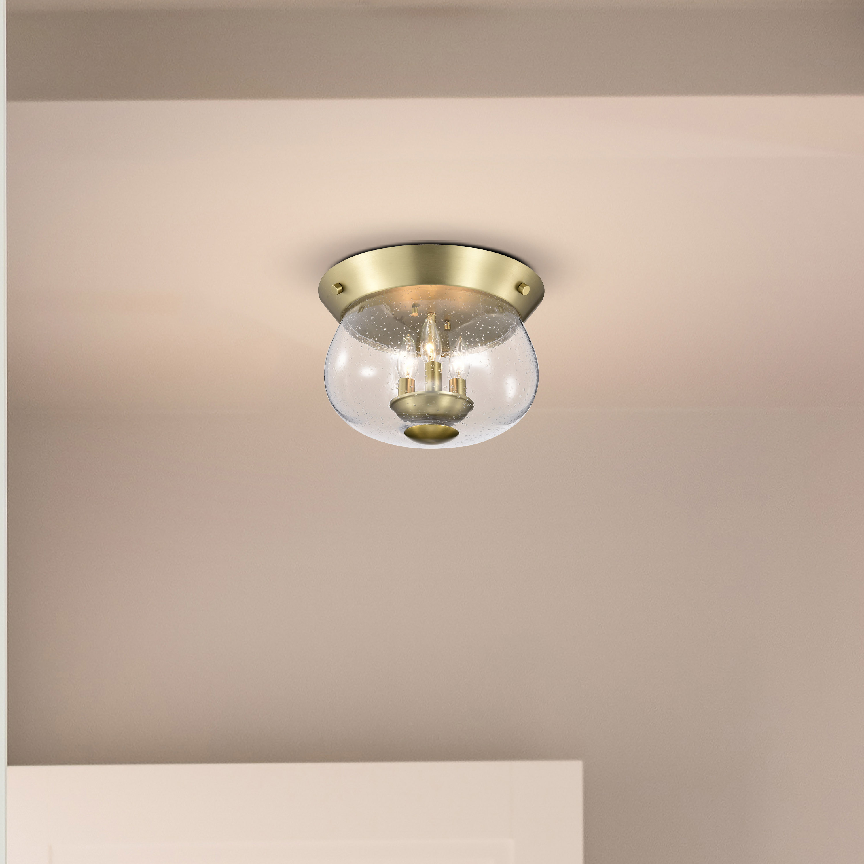 BOLIVER 3 LIGHT FLUSH MOUNT - 60-7807