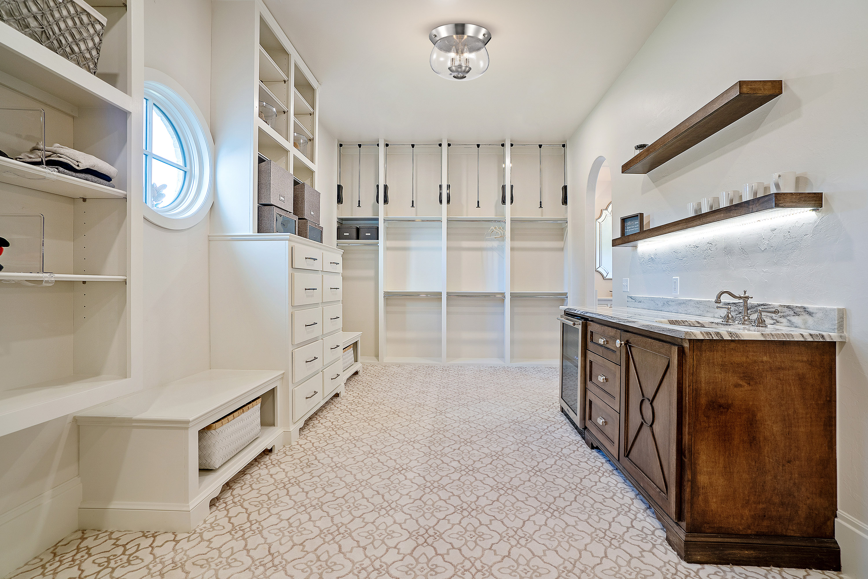 BOLIVER 3 LIGHT FLUSH MOUNT - 60-7808