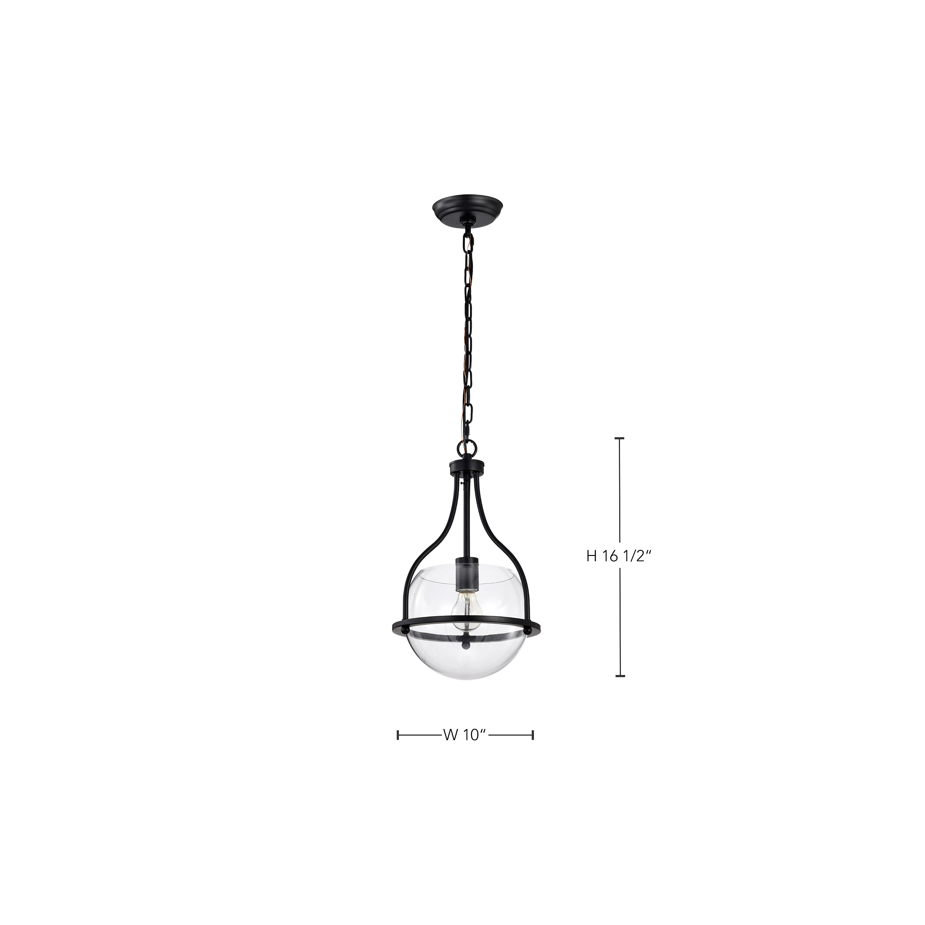 AMADO 1 LIGHT 10" PENDANT - 60-7817