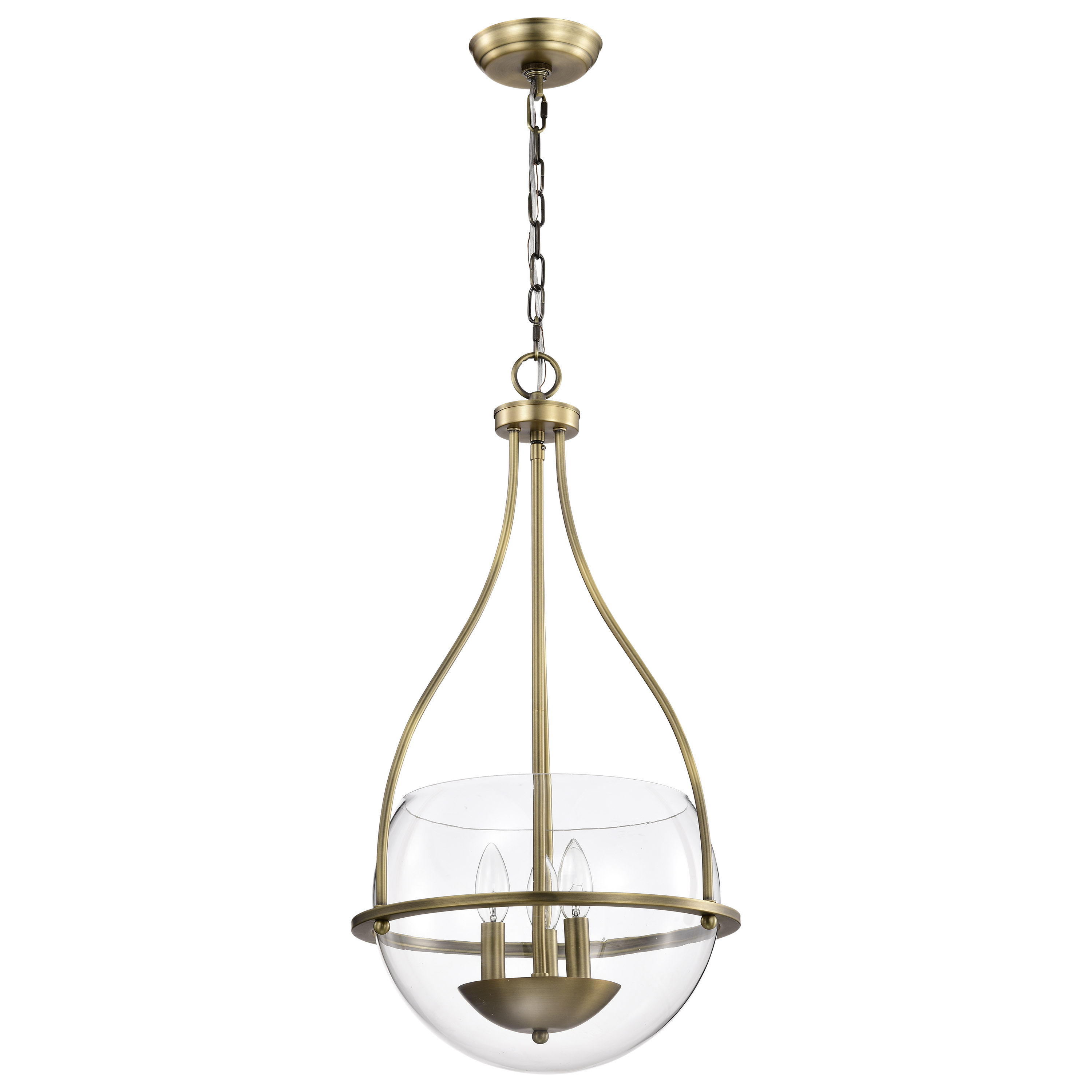 AMADO 3 LIGHT 14" PENDANT - 60-7818