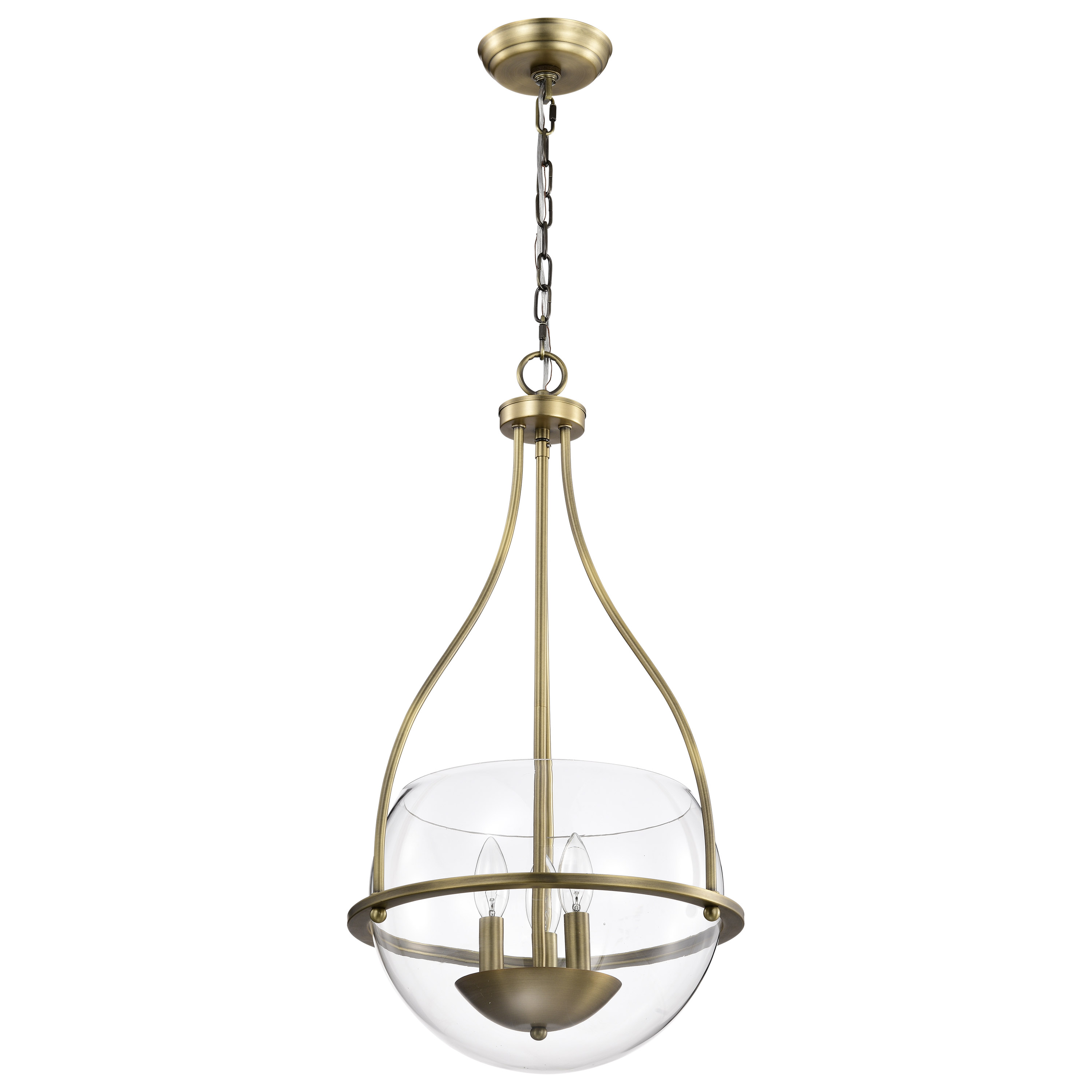 AMADO 3 LIGHT 14" PENDANT - 60-7818